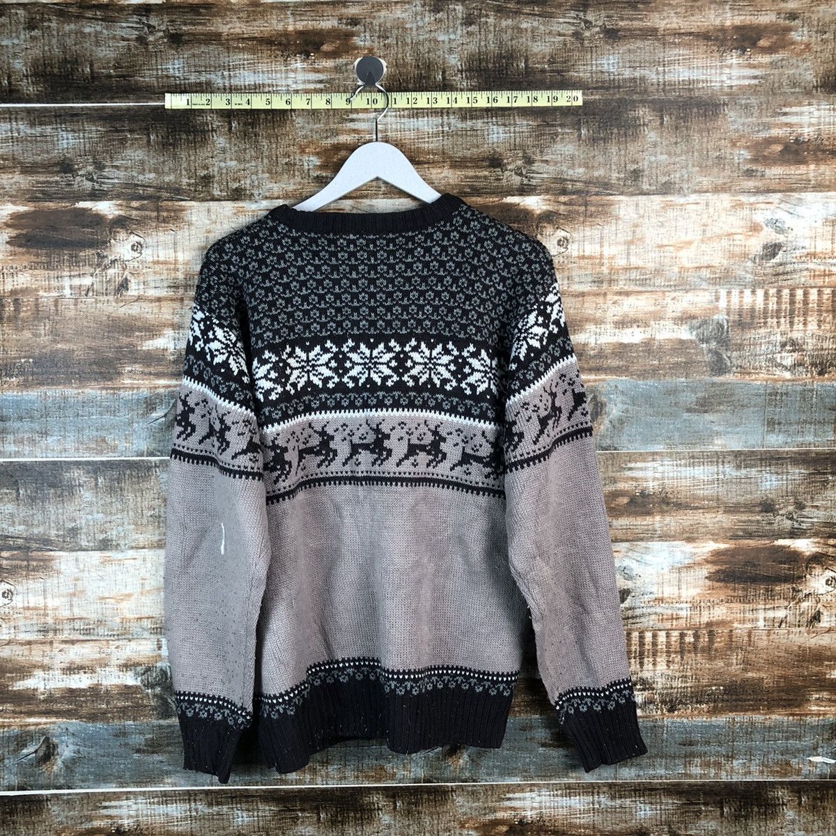 Homespun Knitwear × Japanese Brand Will Pips Brown vintage Knitwear #A2347 Size US L / EU 52-54 / 3 - 12 Thumbnail