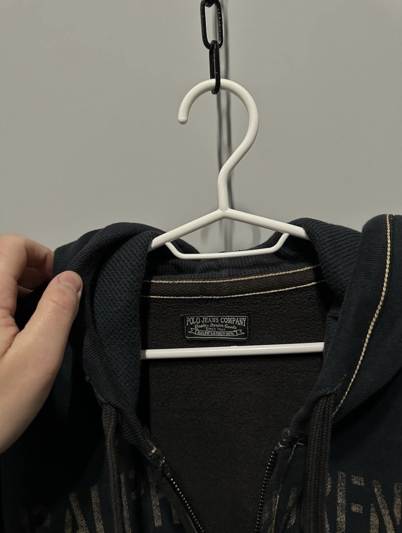 Polo Ralph Lauren Avant Garde Japanese Polo Ralph Lauren Zip Hoodie Y2K 2000s Size US XL / EU 56 / 4 - 10 Thumbnail