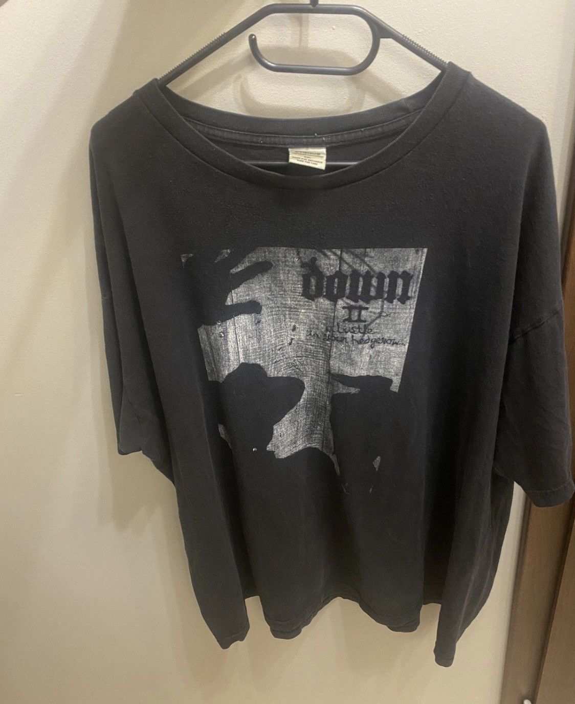 Vintage metal band Down Il A Bustle in Your Hedgerow tee 00s