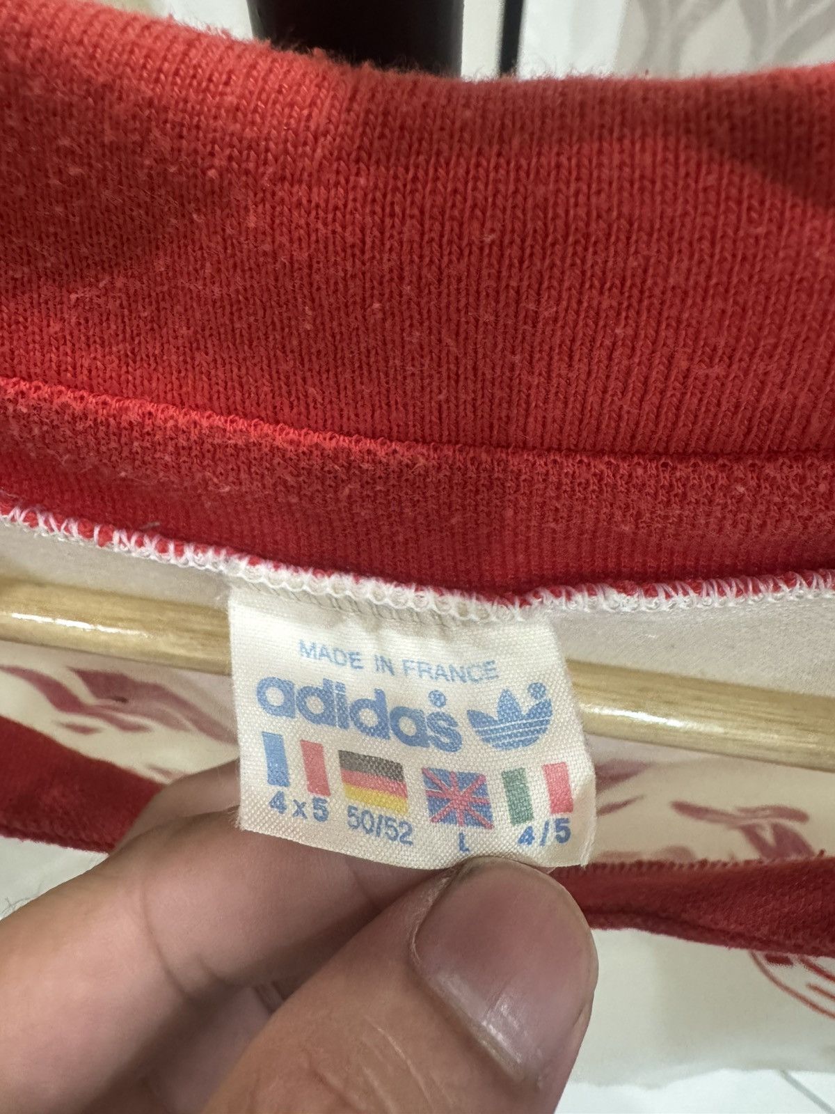 Adidas Vintage Adidas 88’ Tshirt Jersey Size US L / EU 52-54 / 3 - 3 Thumbnail