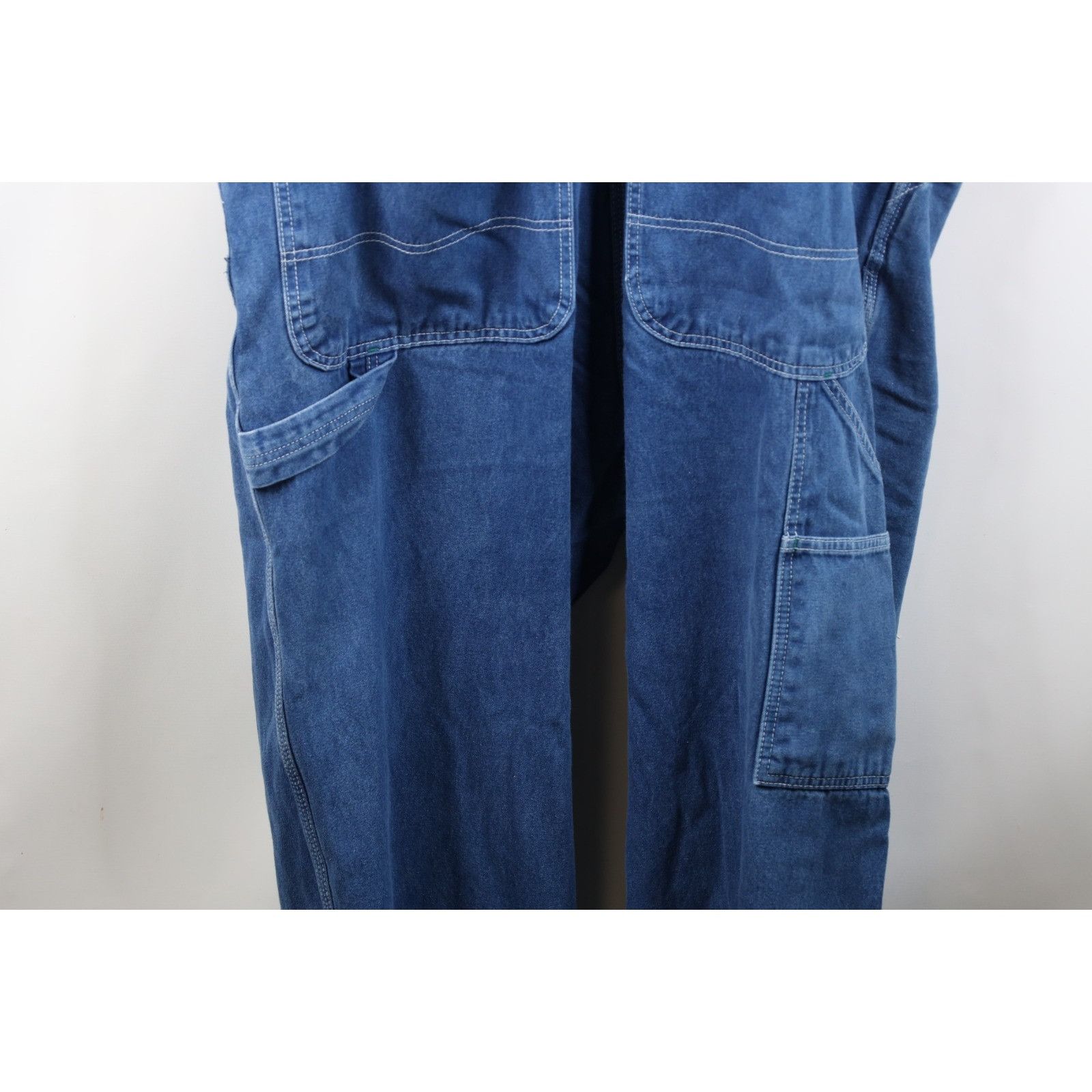 Vintage Vintage 90s Streetwear Distressed Wide Leg Denim Overalls Size US 44 / EU 60 - 21 Thumbnail