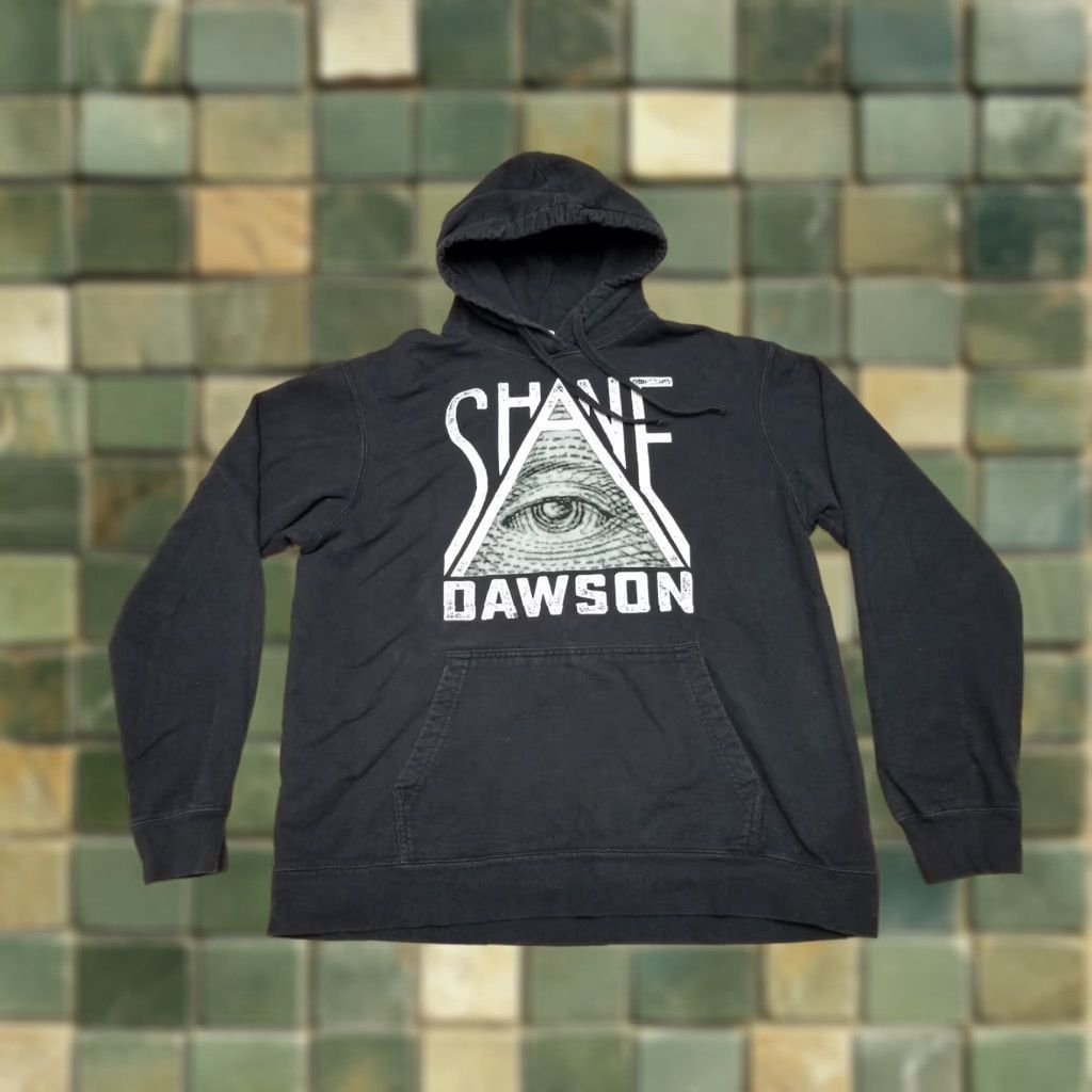 Vintage Shane Dawson Pyramid Hoodie Men L Black Pullover Hooded Sweatshirt Ring Spun Logo Cotton Polyester Jersey Size US L / EU 52-54 / 3 - 1 Thumbnail