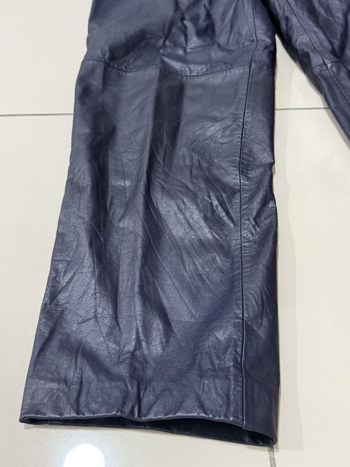 Genuine Leather × Japanese Brand × Vintage Yessica Leather Pants Size US 29 - 5 Thumbnail