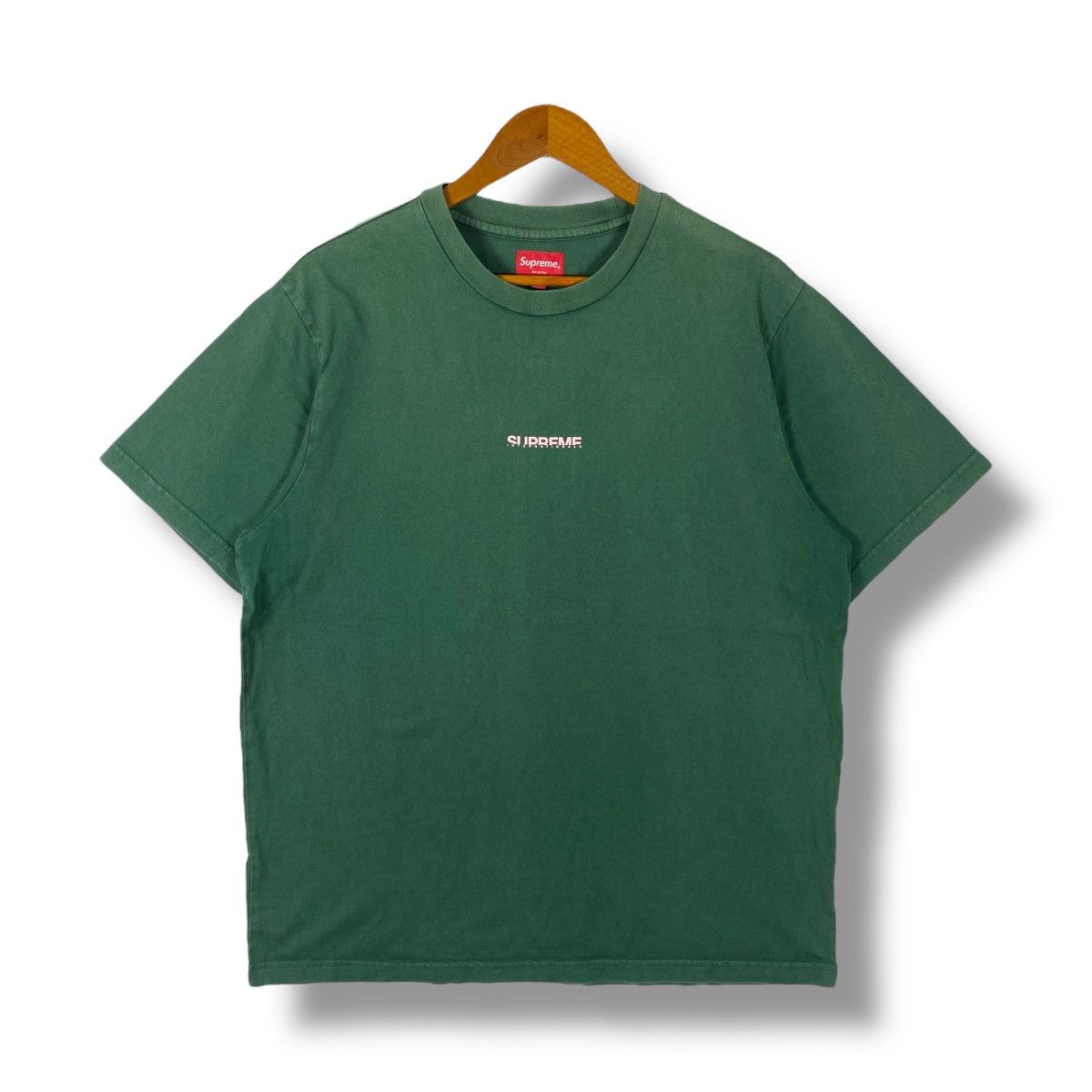 Supreme Supreme Motion Logo Tee Dark Green | Grailed
