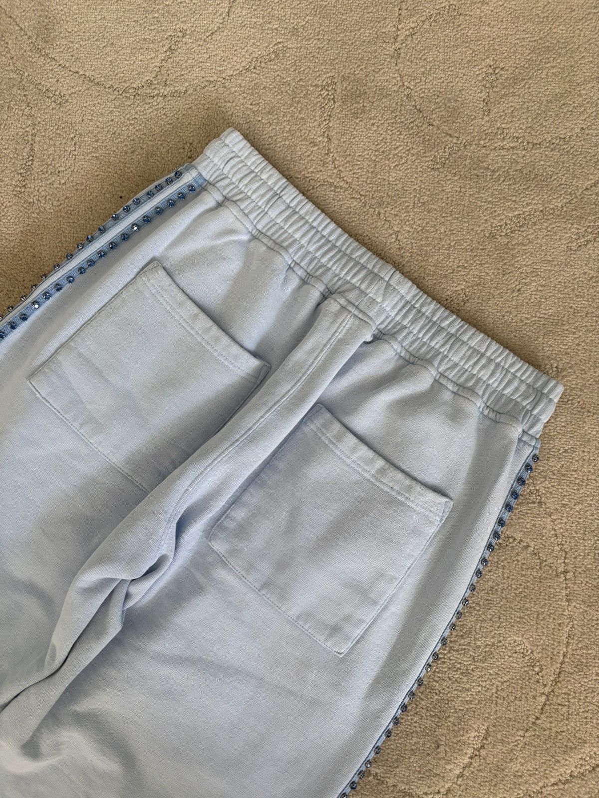 Vale Vale Forever Ice Blue Crystal Sweatpants Size US 30 / EU 46 - 10 Thumbnail