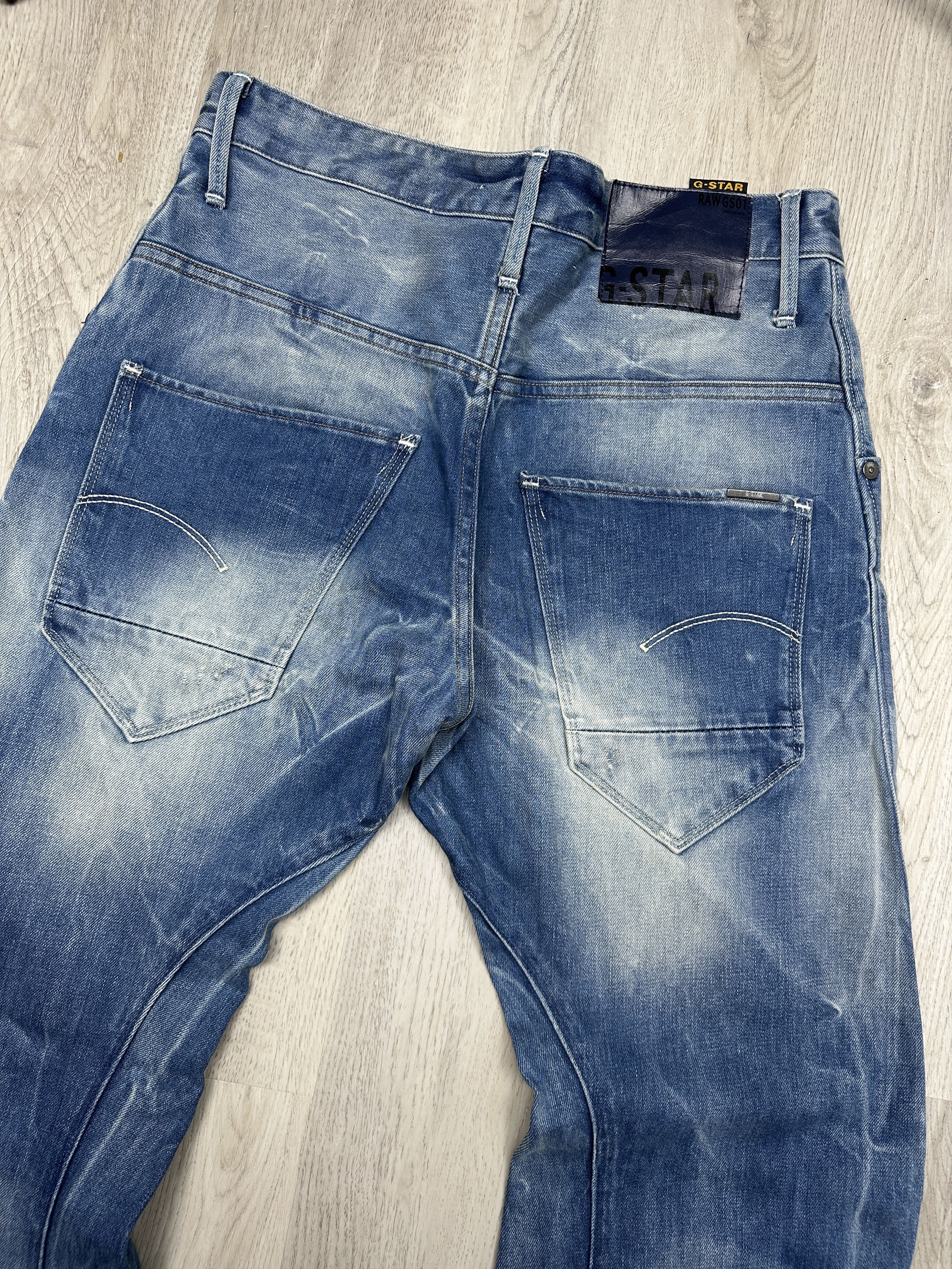 G-Star G Star Raw Mens Arc 3D Loose Tapered Denim Pants Jeans Size US 31 - 9 Thumbnail