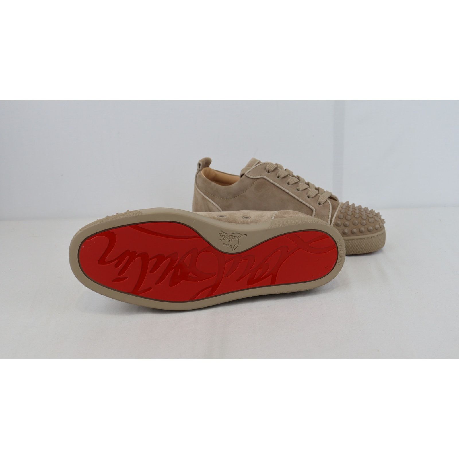 Christian Louboutin o1rshd1 Louis Junior Spikes Orlato Shoes in Brown Size US 9 / EU 42 - 7 Thumbnail