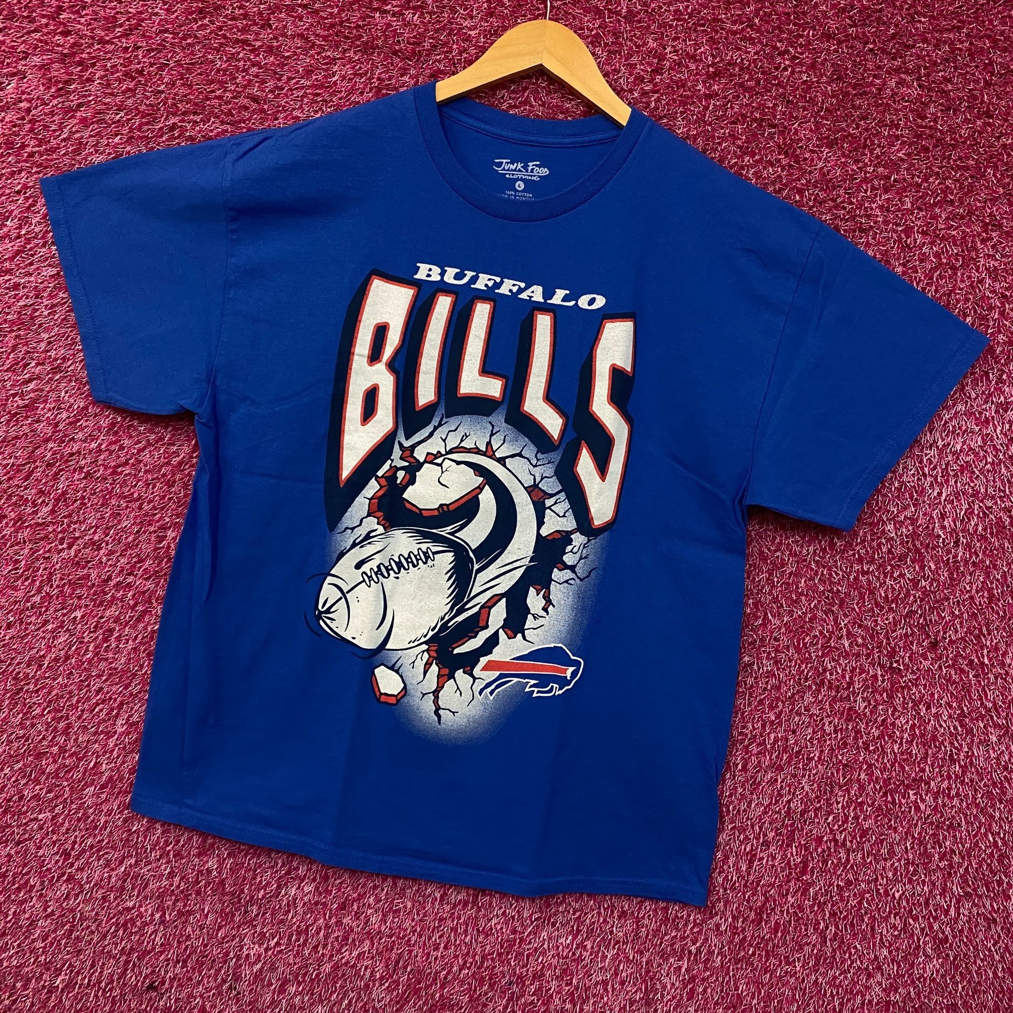 Junk Food Junk Food NFL Buffalo Bills Blue Logo T-Shirt Large Size US L / EU 52-54 / 3 - 3 Thumbnail