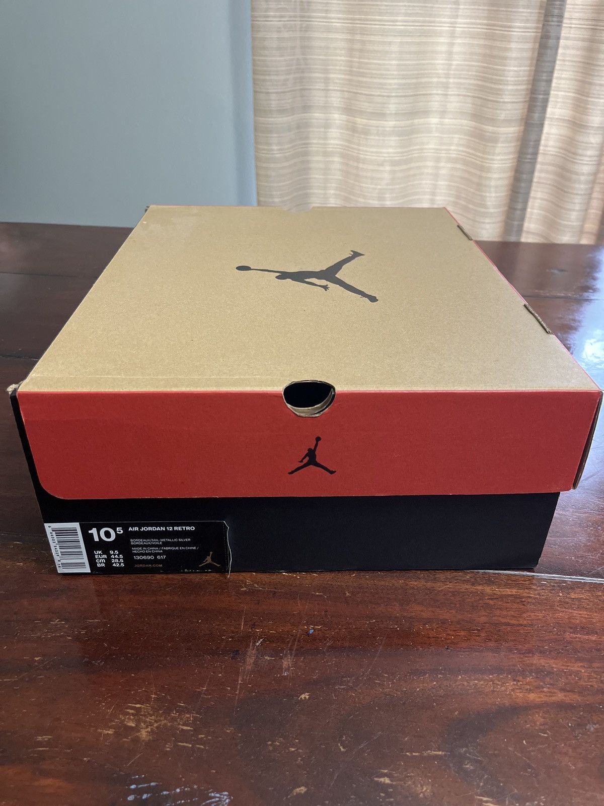 Jordan Brand Jordan 12 Retro Bordeaux Size US 10.5 / EU 43-44 - 9 Thumbnail