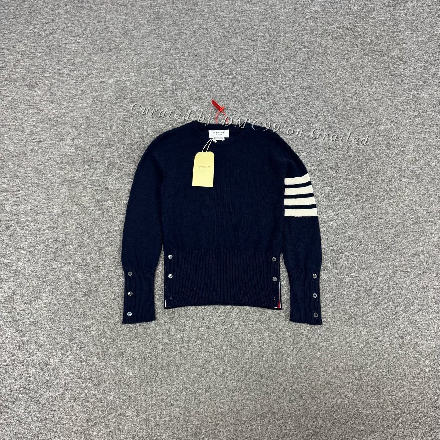 Thom Browne Thom Browne Classic Four-Bar Wool Knit Size US XS / EU 42 / 0 - 1 Thumbnail