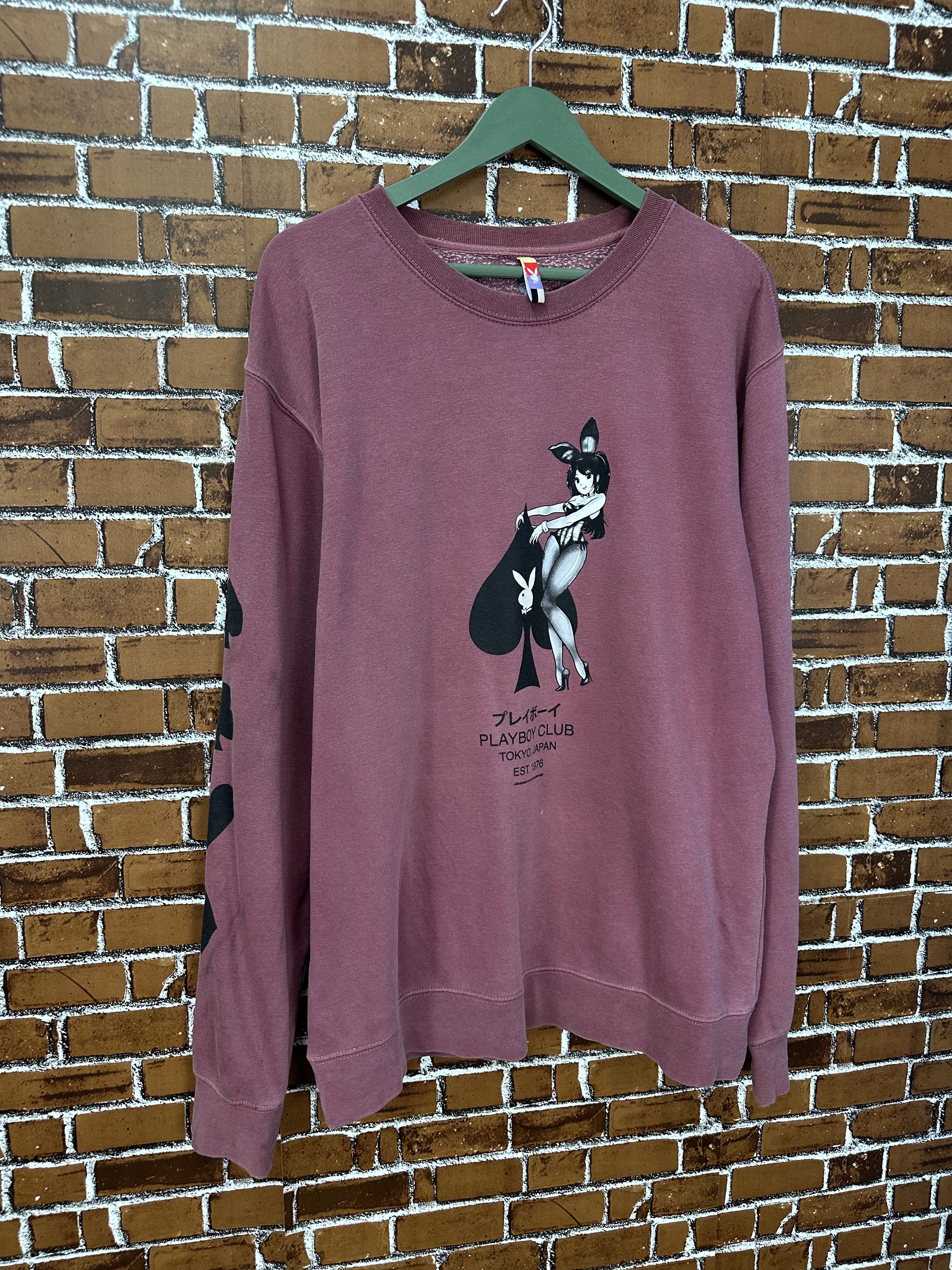 Playboy Playboy Tokyo Japan Arrange by Color Bars Crewneck Z485 Size US L / EU 52-54 / 3 - 2 Thumbnail