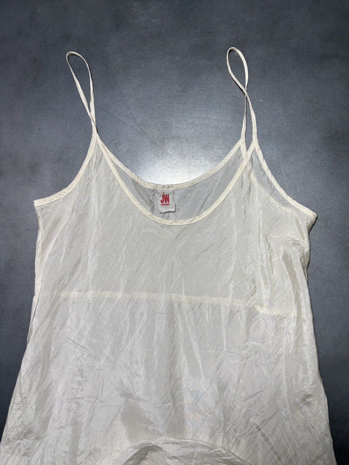 Johnny Was 90s Johnny Was Silk Camisole JW Los Vintage Sheer Slip Dress Size S / US 4 / IT 40 - 3 Thumbnail