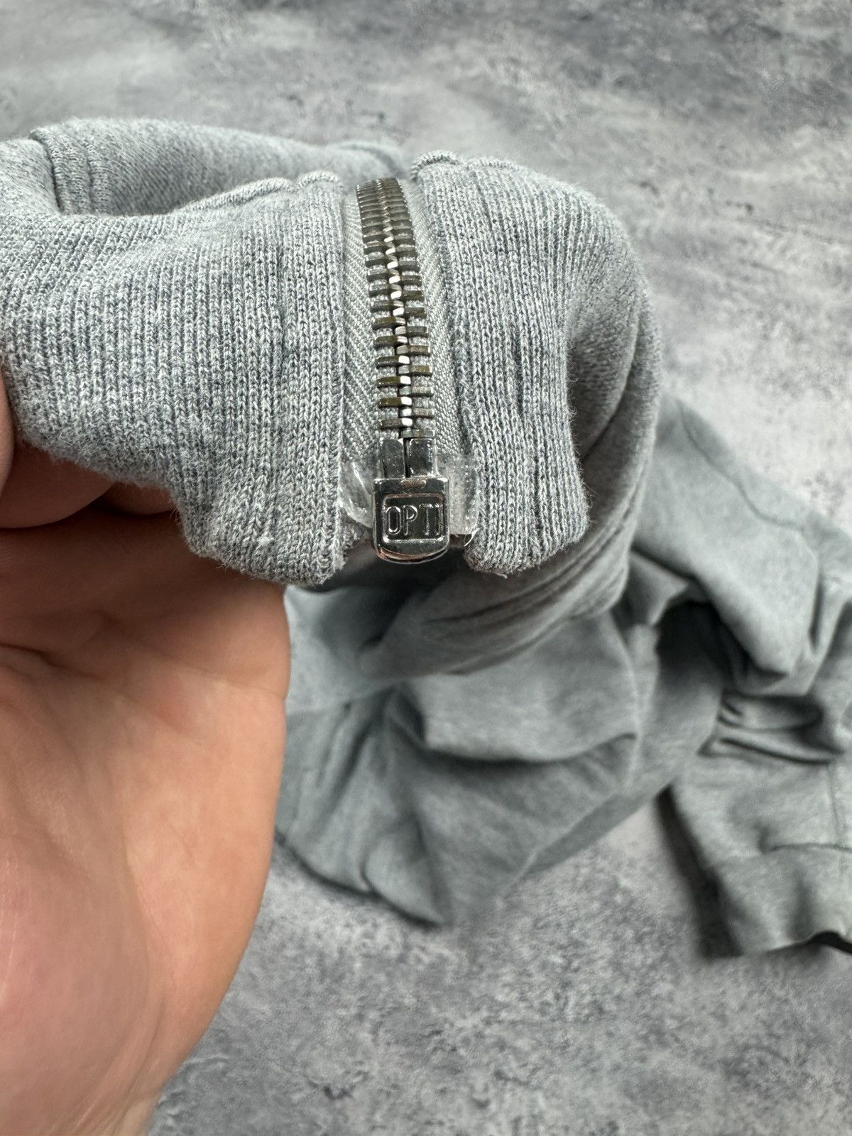 Alexander McQueen Alexander McQueen Grey Zip Up Hoodie Big Logo Authentic Size US XL / EU 56 / 4 - 23 Thumbnail