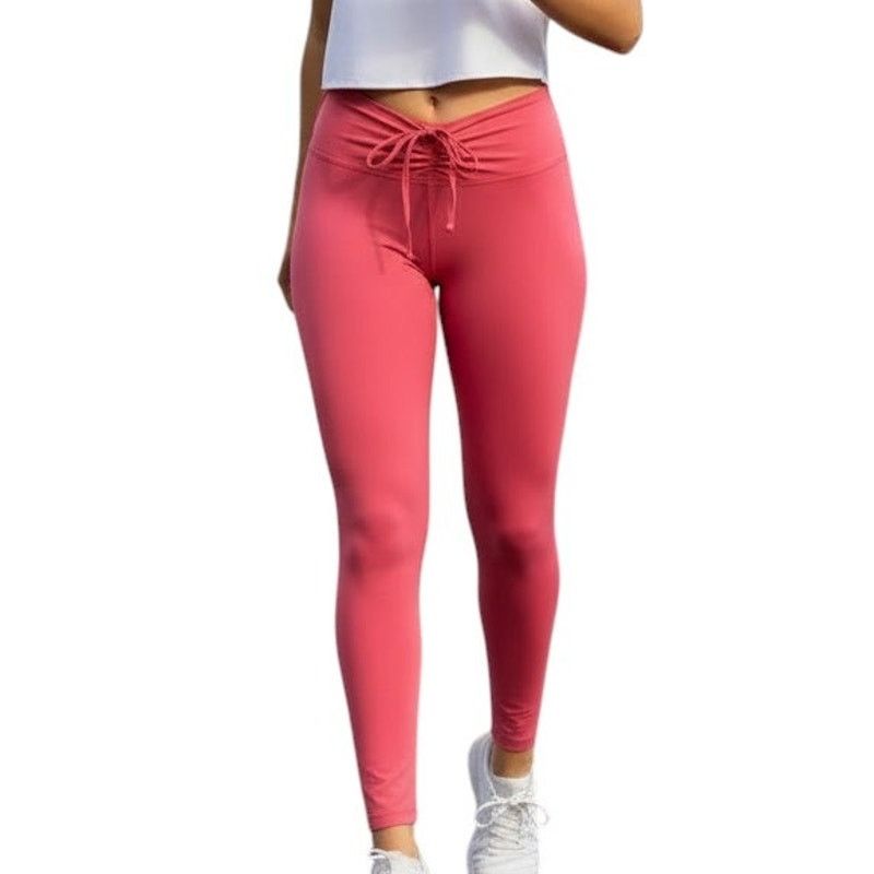 Victoria's Secret Victoria's Secret Pink Red Adjustable Waist Leggings, M Size 28" / US 6 / IT 42 - 5 Thumbnail