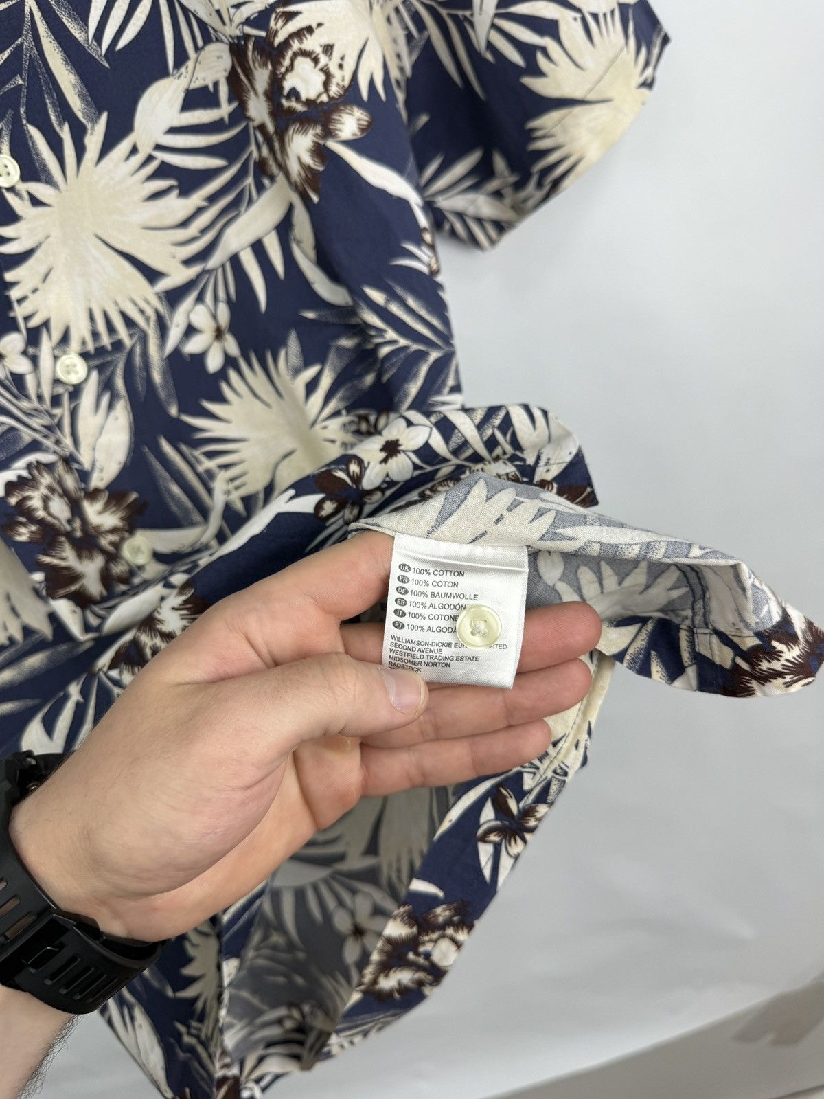 Dickies 🇺🇸🌺 Dickies Hawaiian Floral Short Sleeve Shirt Retro Rare Size US M / EU 48-50 / 2 - 6 Thumbnail