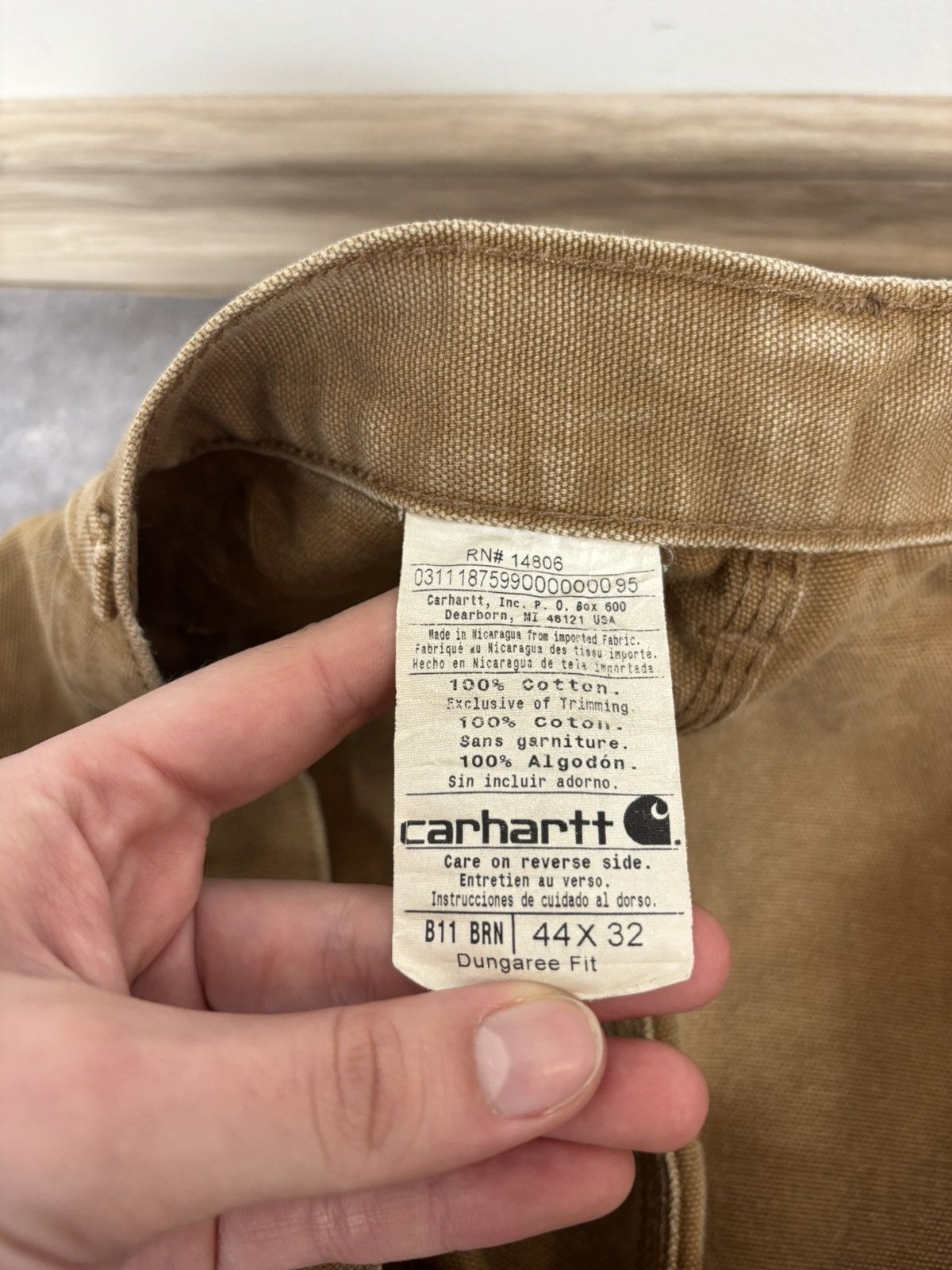 Carhartt Carhartt Men’s Duck Canvas Carpenter Pants USA Workwear Size US 44 / EU 60 - 15 Thumbnail