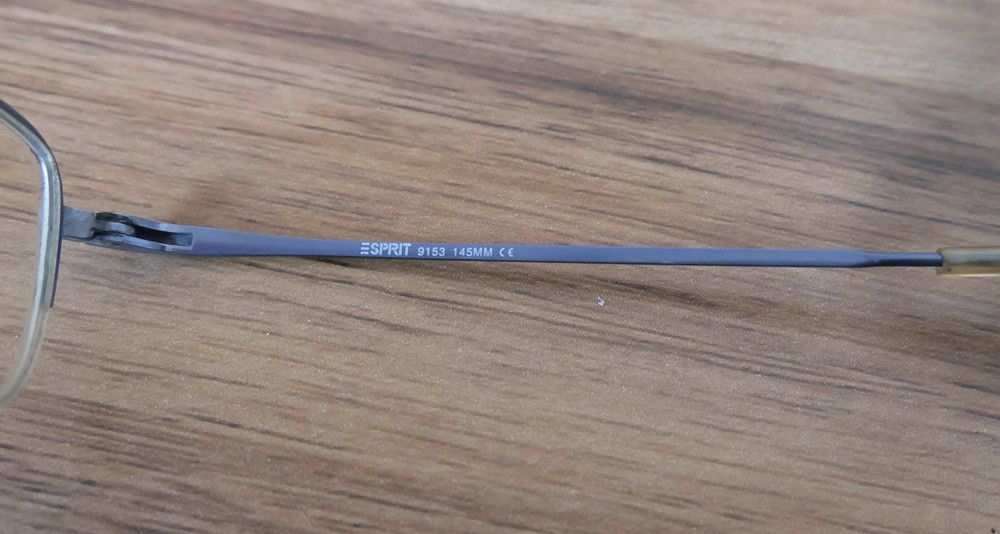 Esprit Esprit Petite Titanium Half-Rim Glasses Size ONE SIZE - 4 Thumbnail