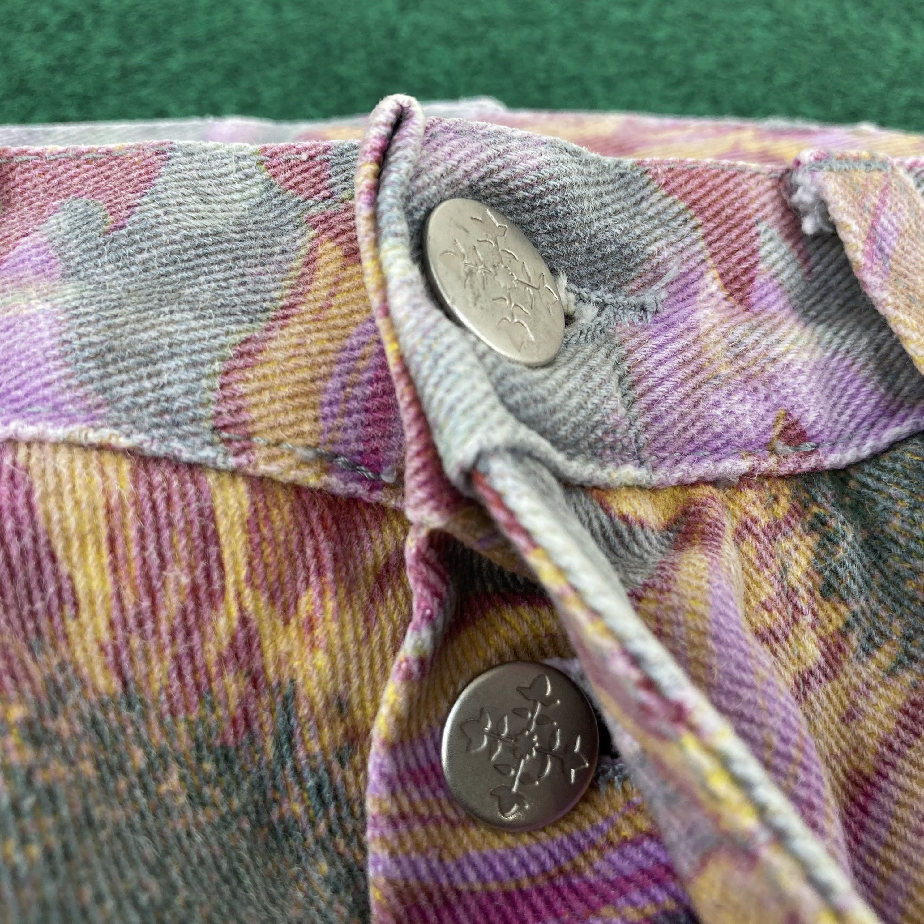 Designer × Oxbow × Vintage Vtg Oxbow Sun Flower Pant High Rise Tapered Leg Jeans Size US 28 / EU 44 - 6 Thumbnail