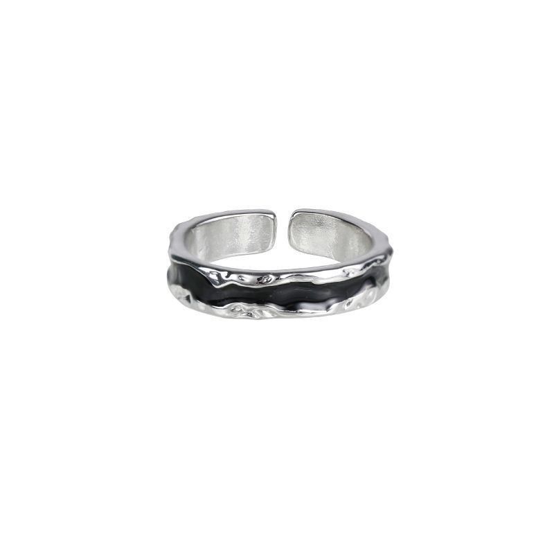 Jewelry Punk Jewelry Rings Open Size Chrome Ring (Size 7-13) Size ONE SIZE - 5 Thumbnail