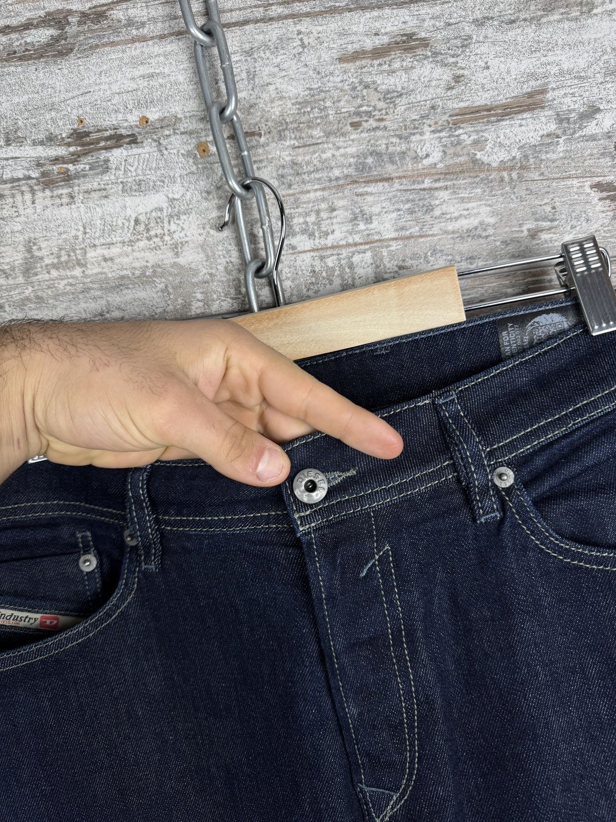Diesel Mens Diesel navy jeans denim pants size 33 Size US 33 - 5 Thumbnail