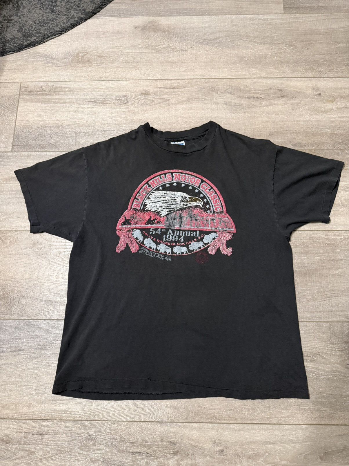 Vintage Vintage Biker T-Shirt Size US L / EU 52-54 / 3 - 1 Thumbnail