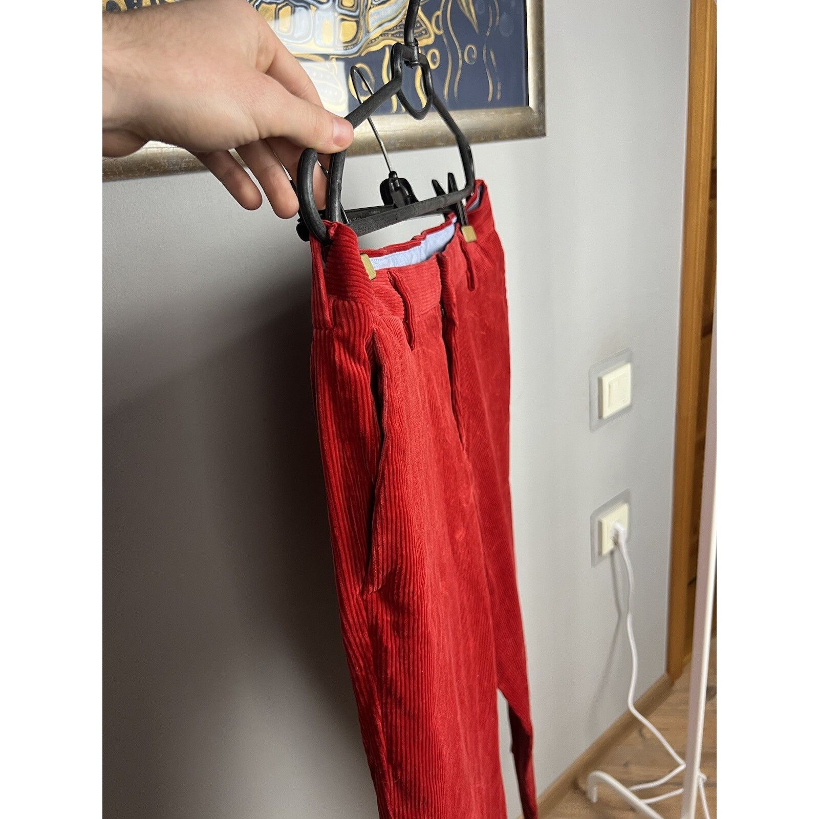 Polo Ralph Lauren MINT! Polo Ralph Lauren Red Corduroy Classic Fit Chino Pants Size US 33 - 6 Thumbnail