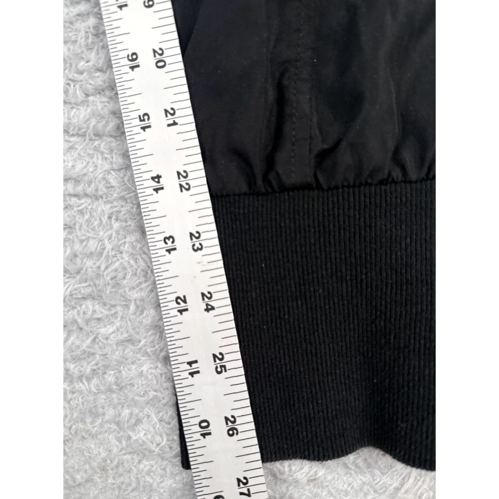 Shein Shein Pants Women Large Black Cargo Jogger Elastic Hems Poly Blend 30x27 Size 36" / US 14 / IT 50 - 6 Thumbnail