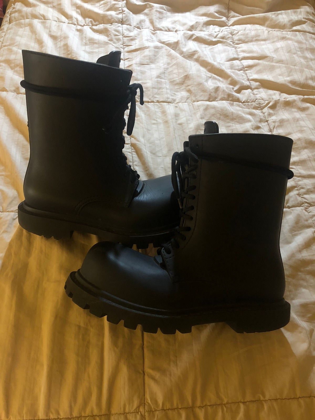 Pre-owned Balenciaga Steroid Boots Black Size 9 Fr42