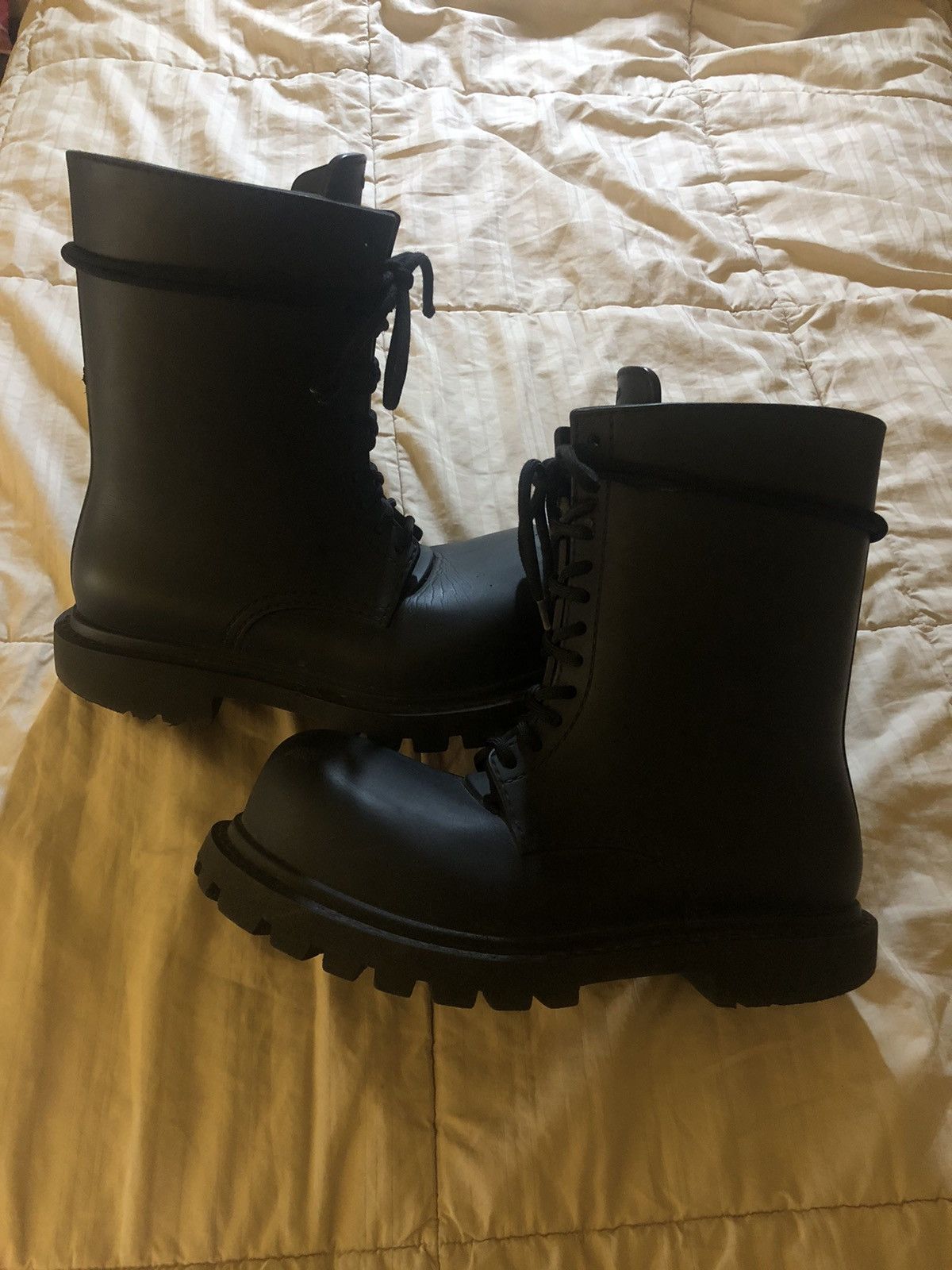 Pre-owned Balenciaga Steroid Boots Black Size 9 Fr42