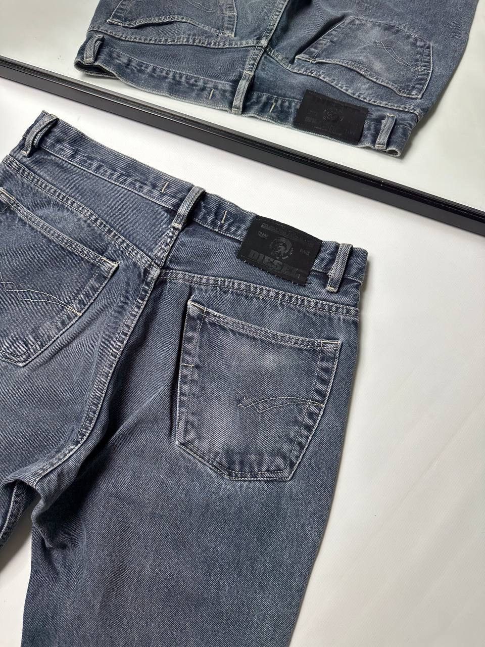 Diesel Diesel Gray Vintage Wide Baggy Jeans Size 33 Size US 33 - 10 Thumbnail