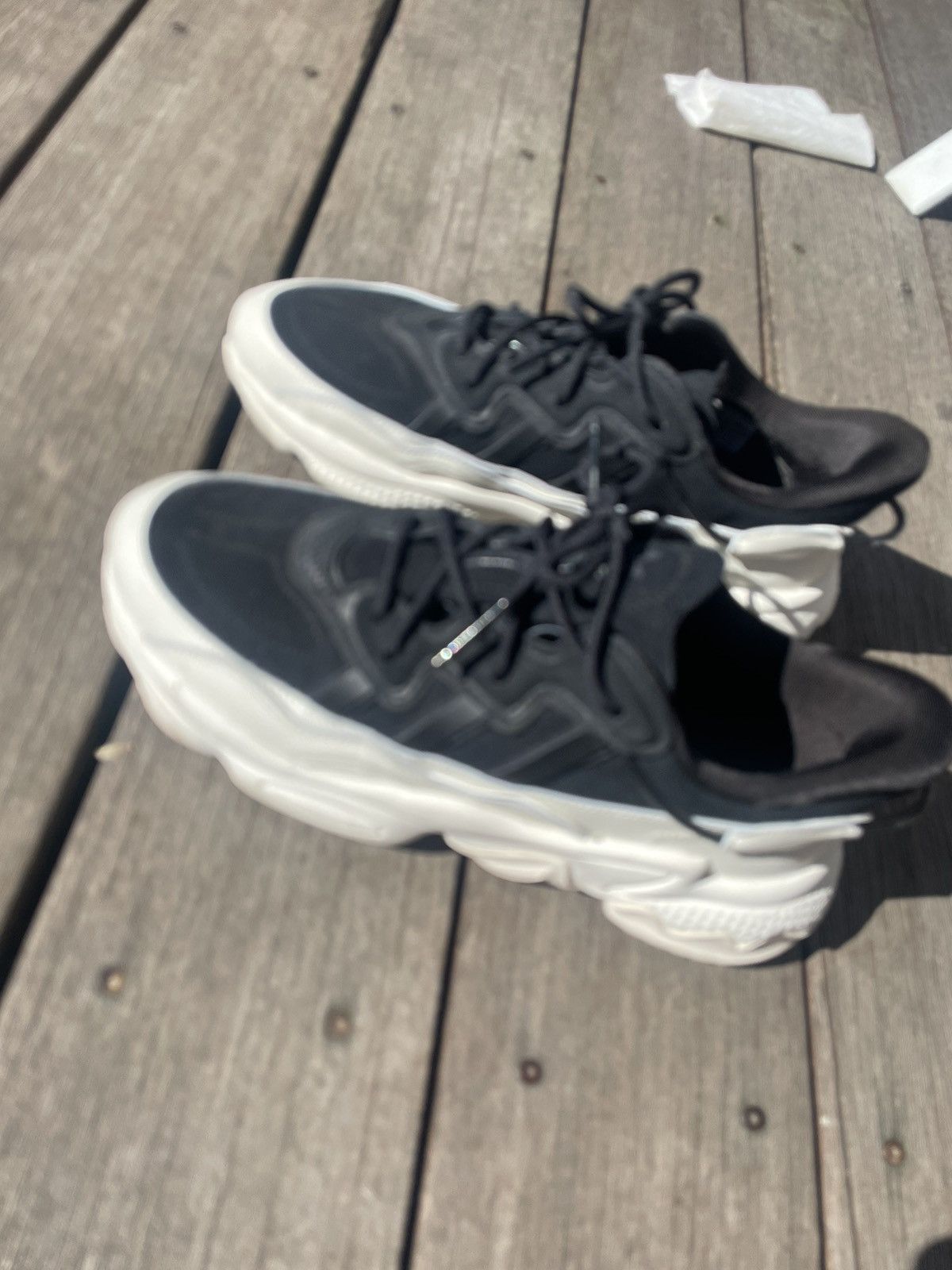Adidas Adidas Ozweego black and white colorway Size US 10.5 / EU 43-44 - 13 Thumbnail