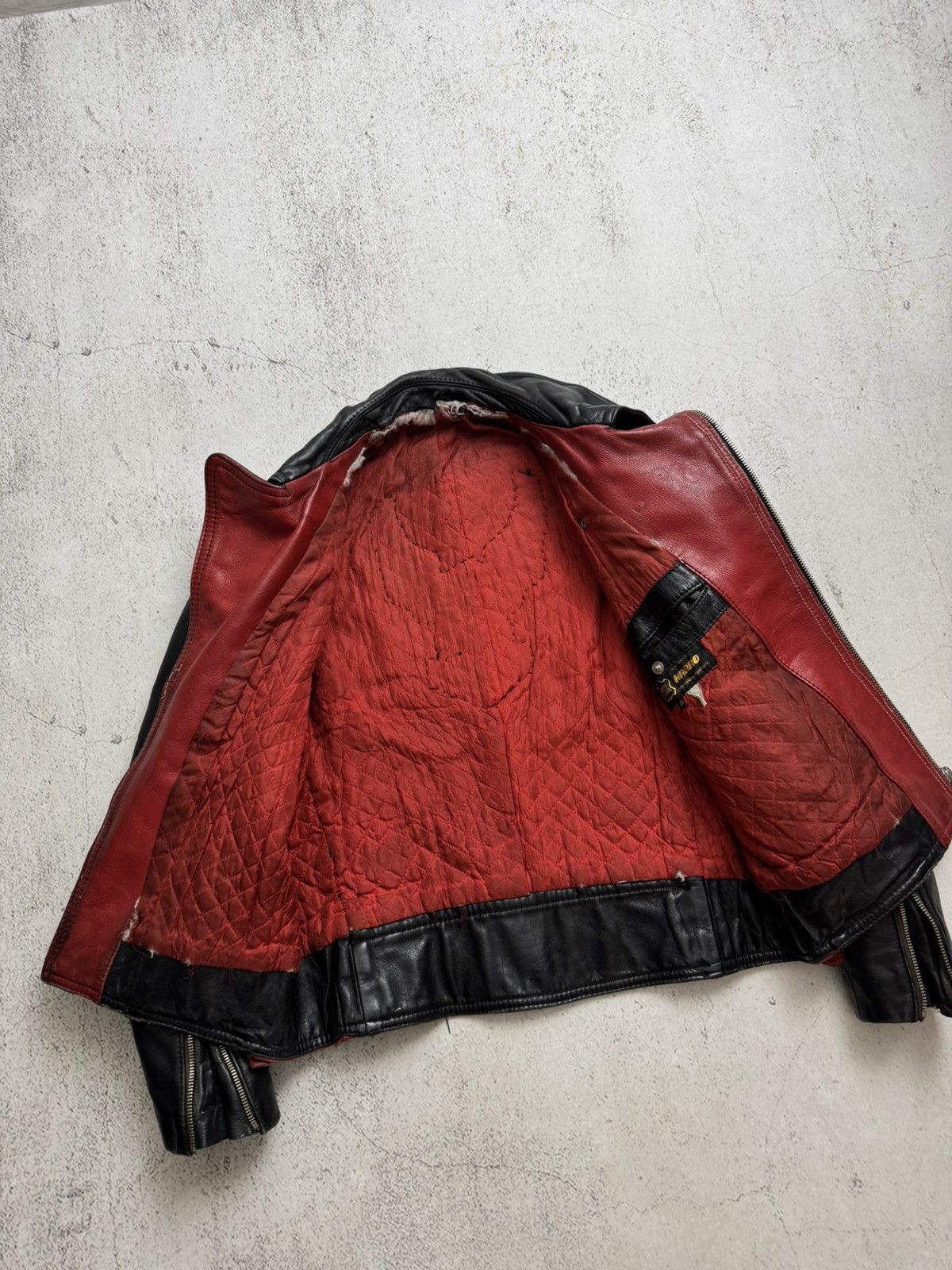 Genuine Leather Harro Vintage Honda Vintage Leather Jacket Size US M / EU 48-50 / 2 - 11 Thumbnail