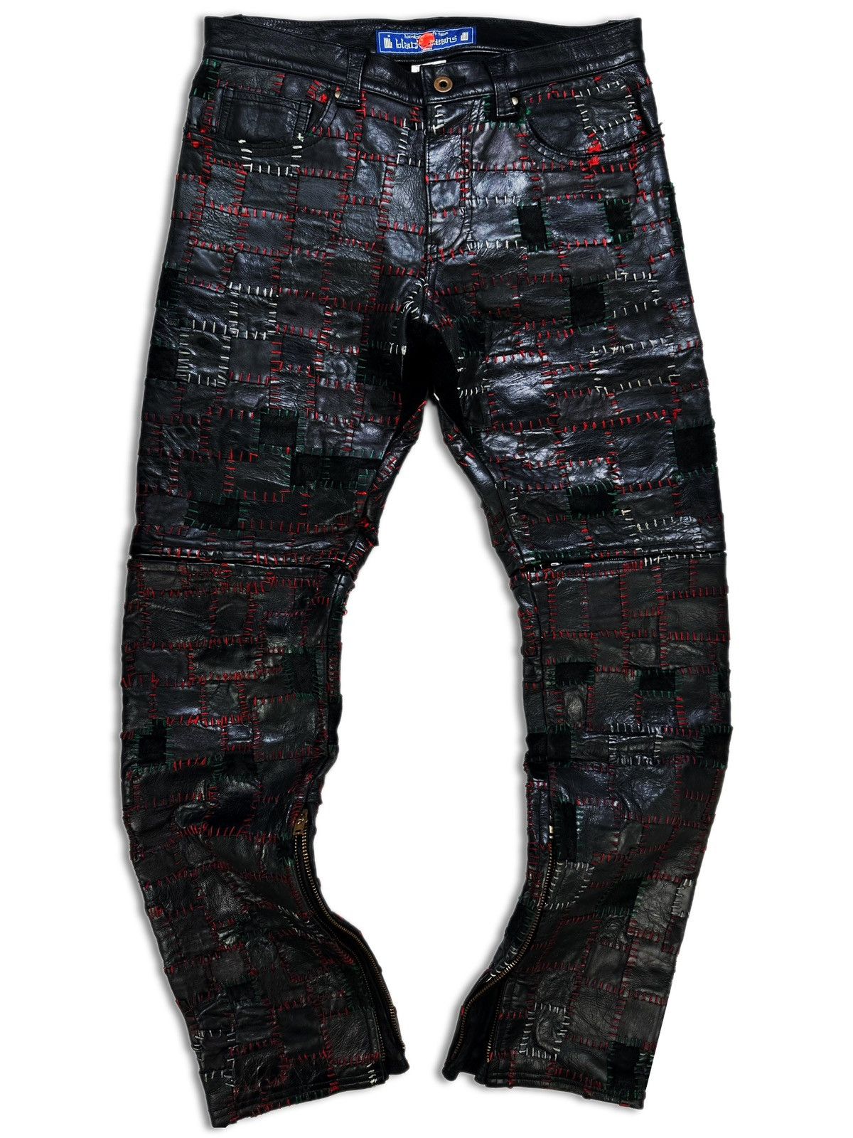 パンツ RADIANT patchwork blackdenim pants black denim patchwork