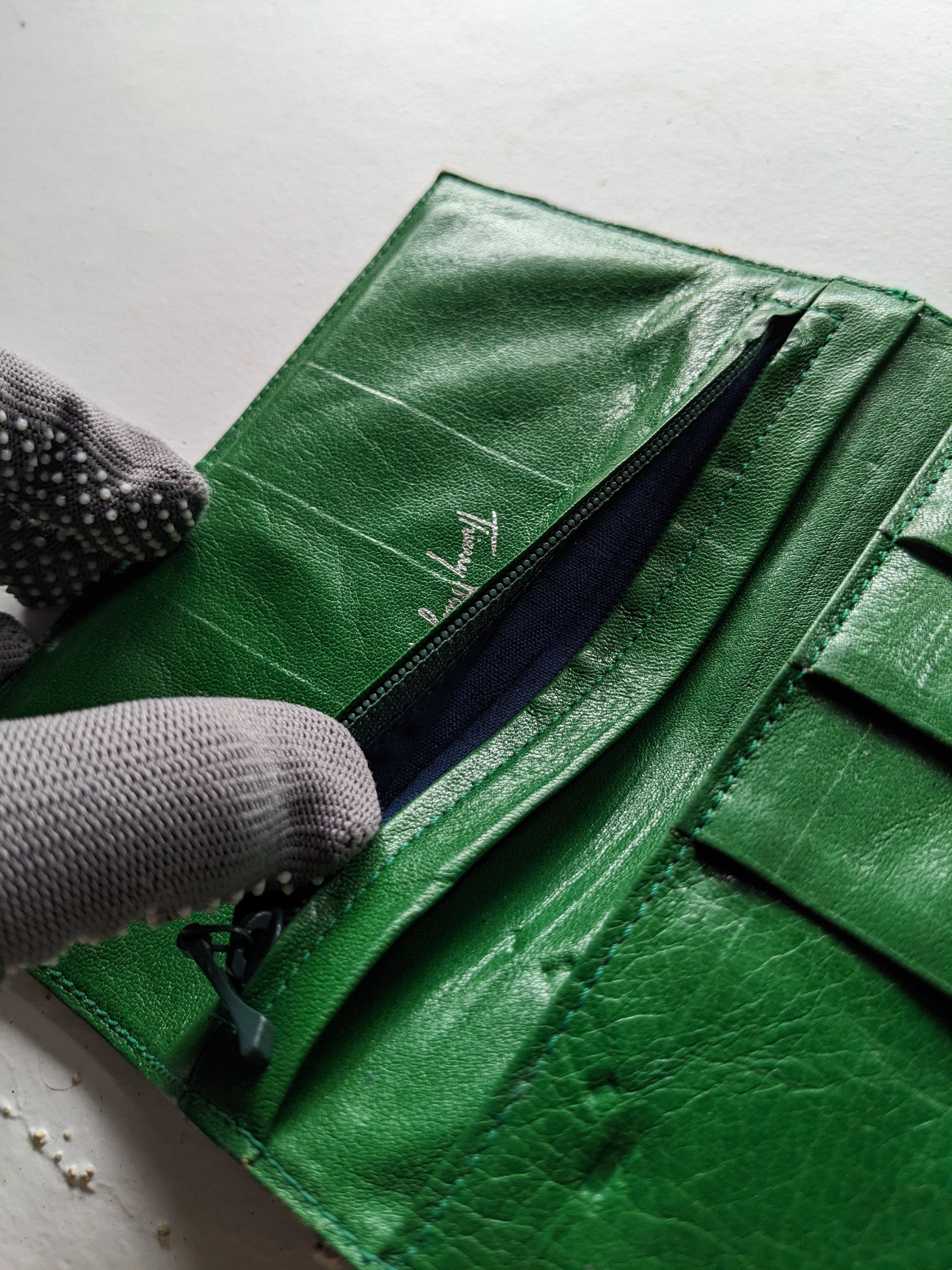 Thierry Mugler × Vintage Vintage Thierry Mugler long wallet leather Size ONE SIZE - 7 Thumbnail