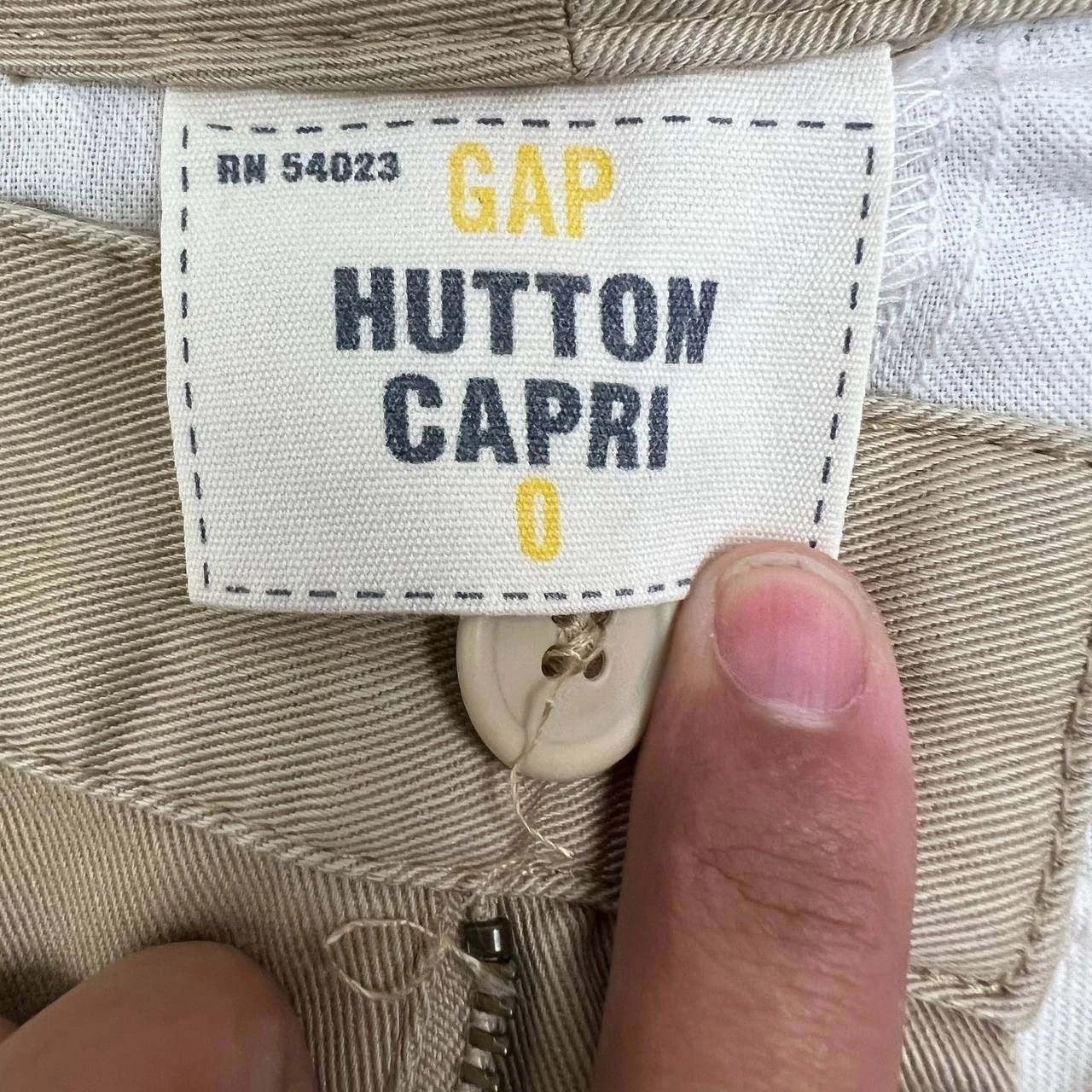 Gap Gap Hutton Capri Pants Women 0 Flat Front Chino 28x22 Cotton Size 28" / US 6 / IT 42 - 8 Thumbnail
