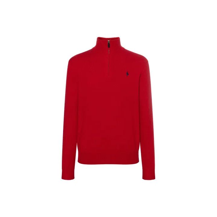 Polo Ralph Lauren Polo Ralph Lauren SS23 Solid Logo Embroidered Half-Zip Sweater Size US M / EU 48-50 / 2 - 1 Thumbnail