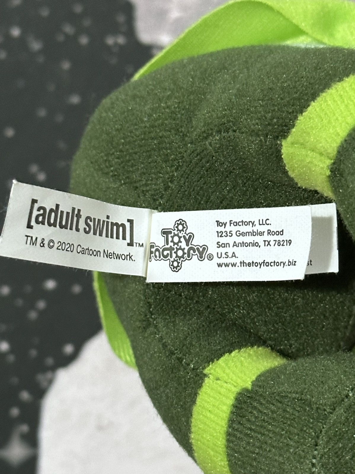 Cartoon Network Adult Swim Toxic Rick Character Plush Size ONE SIZE - 6 Thumbnail