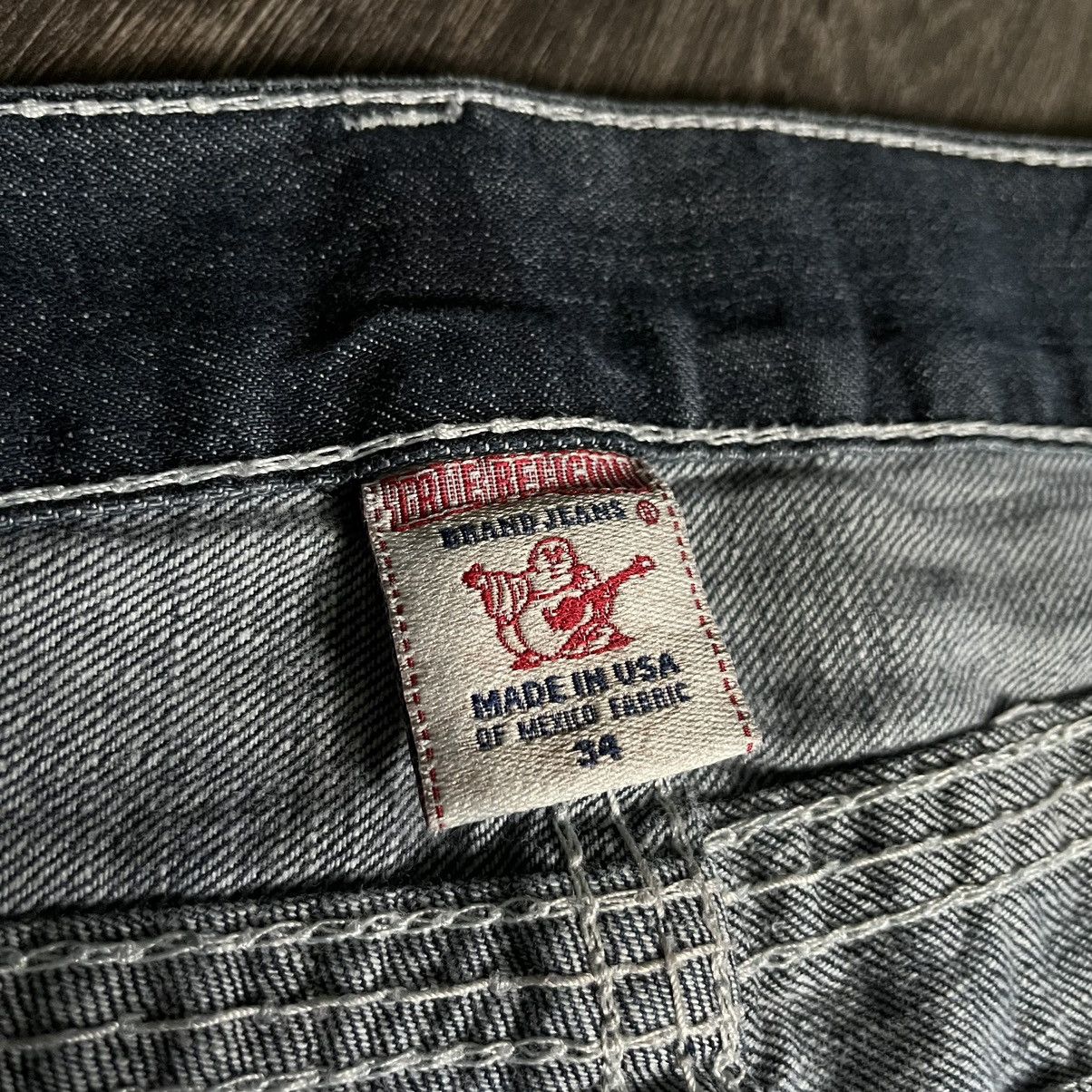 True Religion Vintage True Religion Billy Straight Stitched Jean Shorts 34 Size US 34 / EU 50 - 9 Thumbnail
