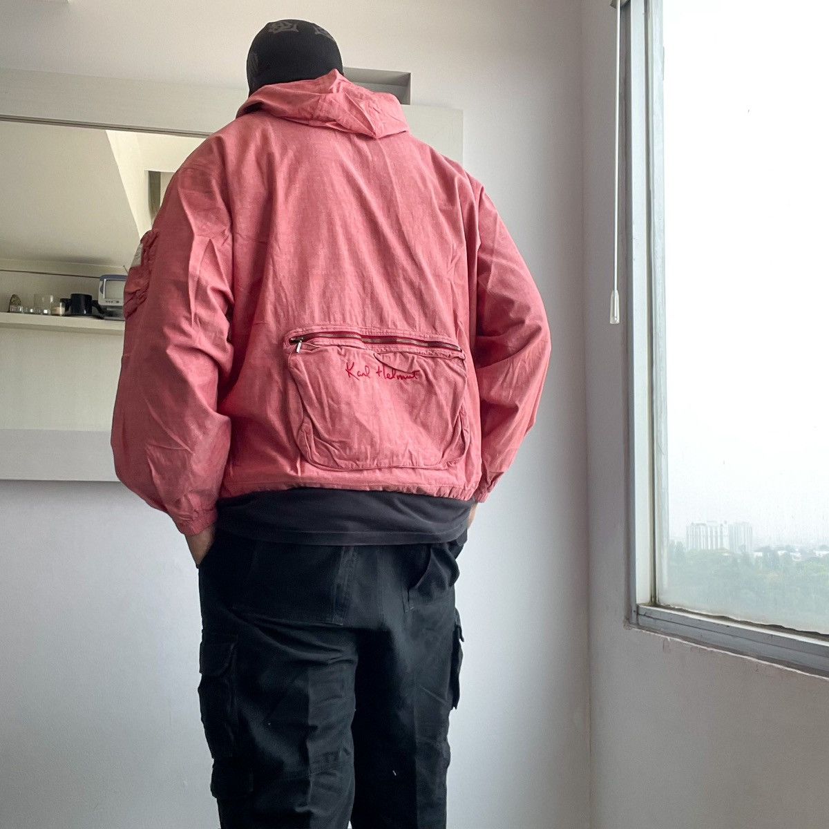 Japanese Brand × Karl Helmut × Pink House VINTAGE KARL HELMUT DOG REVERSIBLE JACKET Size US XL / EU 56 / 4 - 16 Thumbnail