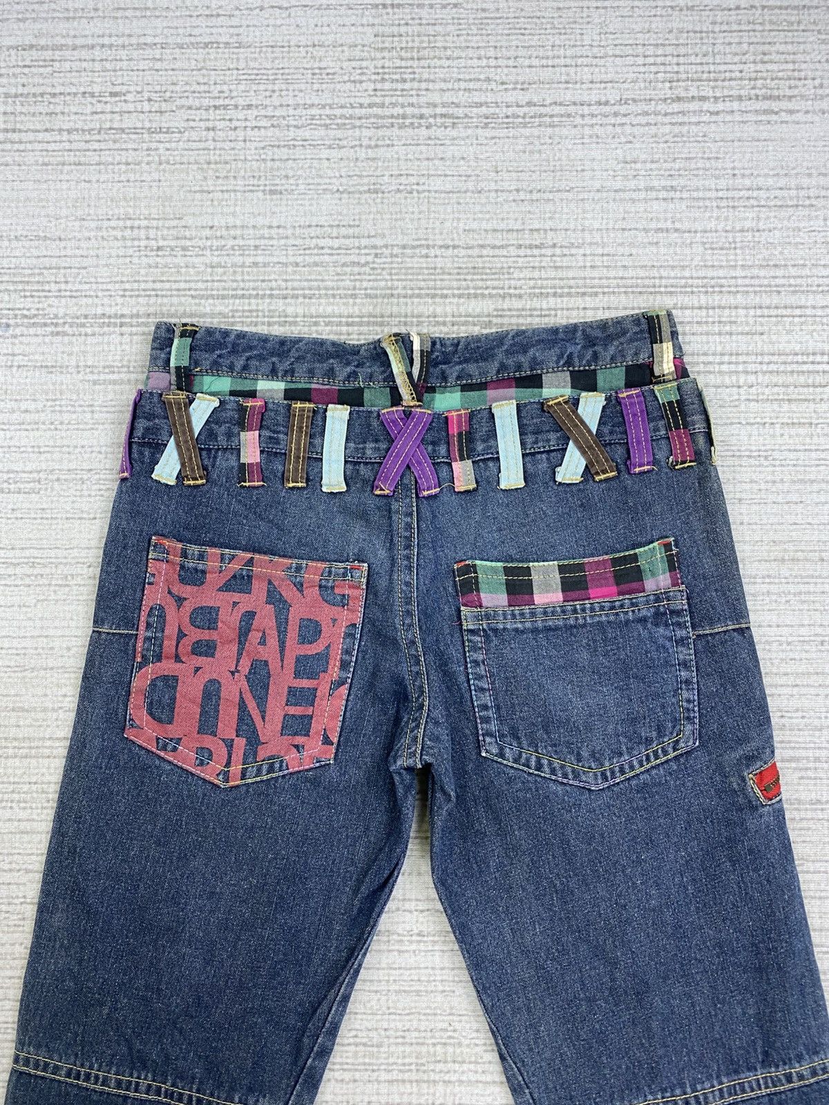 Hysteric Glamour Vintage Corn Flake Jeans Double Waist Rare Denim Jeans Size US 31 - 4 Thumbnail