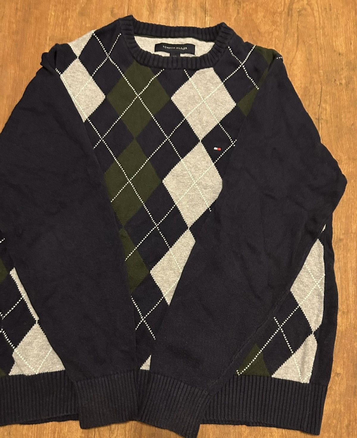 Tommy Hilfiger × Vintage Tommy Hilfiger vintage sweater Size US L / EU 52-54 / 3 - 1 Thumbnail