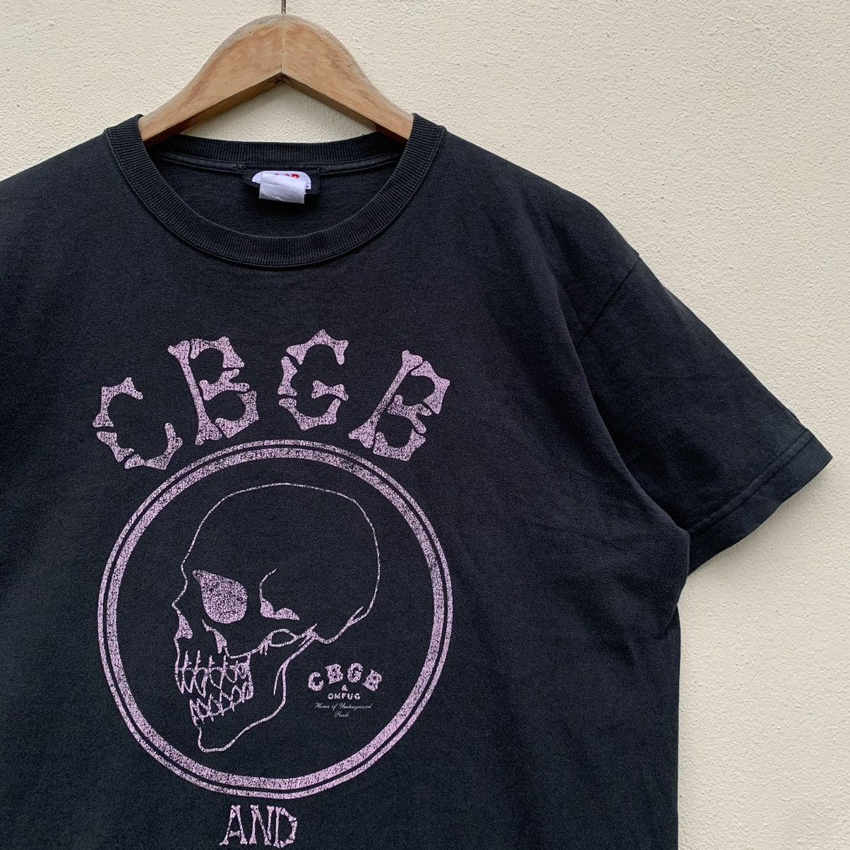 Band Tees × Vintage Vintage CBGB & OMFUG HOME OF UNDERGROUND ROCK T-shirt Size US M / EU 48-50 / 2 - 3 Thumbnail