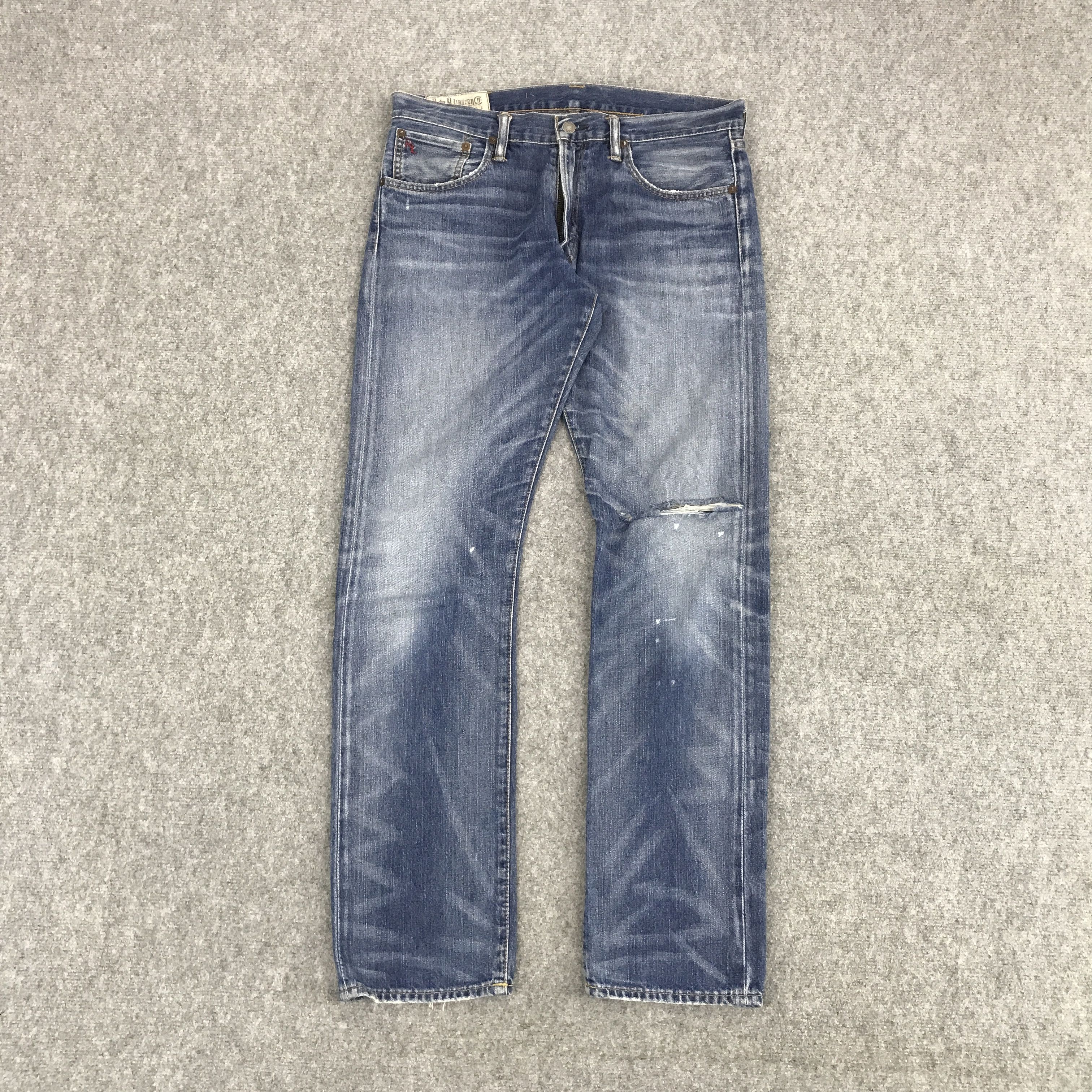 Polo Ralph Lauren POLO RALPH LAUREN DISTRESESSED JEANS Size US 32 / EU 48 - 1 Thumbnail