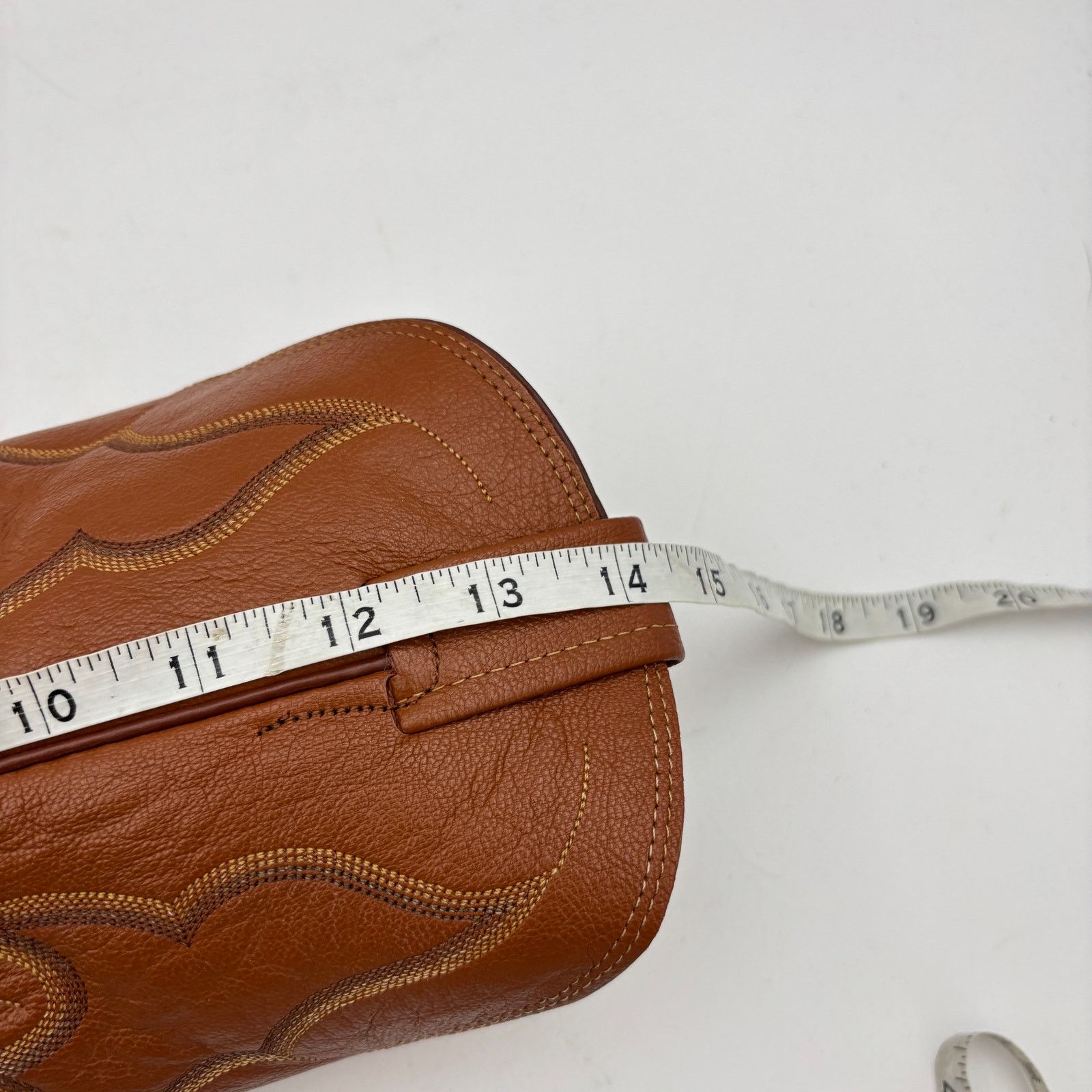 Nocona Boots Vintage 70s Nocona Ostrich Cognac Leather Boots Men's 9D Size US 9 / EU 42 - 10 Thumbnail