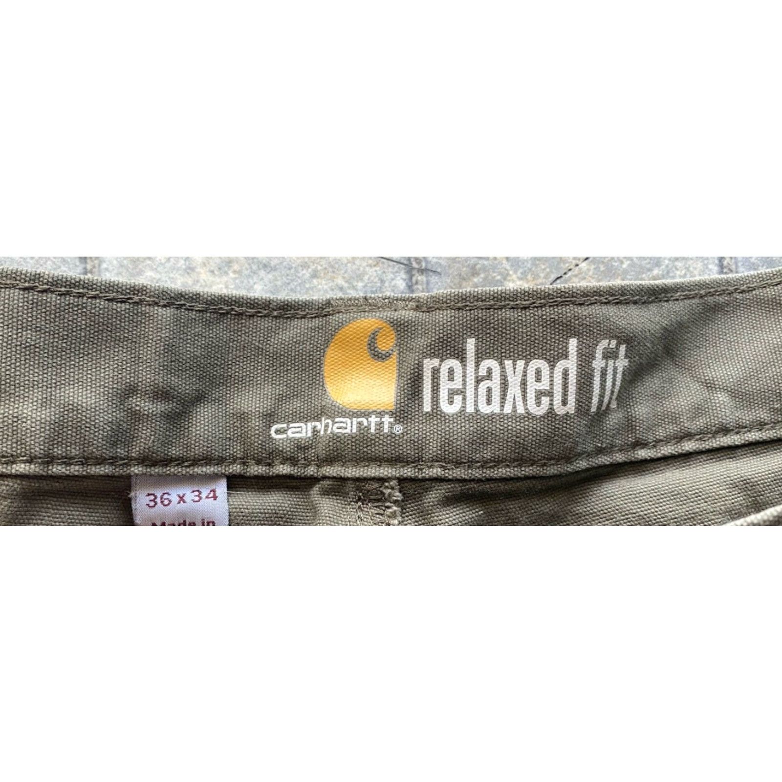 Carhartt Carhartt Pants Men 36x34 Double Knee 102802 217 Flaws Wear Size US 36 / EU 52 - 7 Thumbnail
