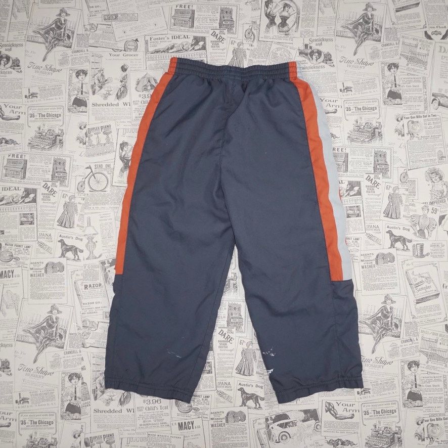 Nike 4T - Vintage Y2K Nike youth 00s gray tag stripe sweatpants Size US 32 / EU 48 - 2 Thumbnail