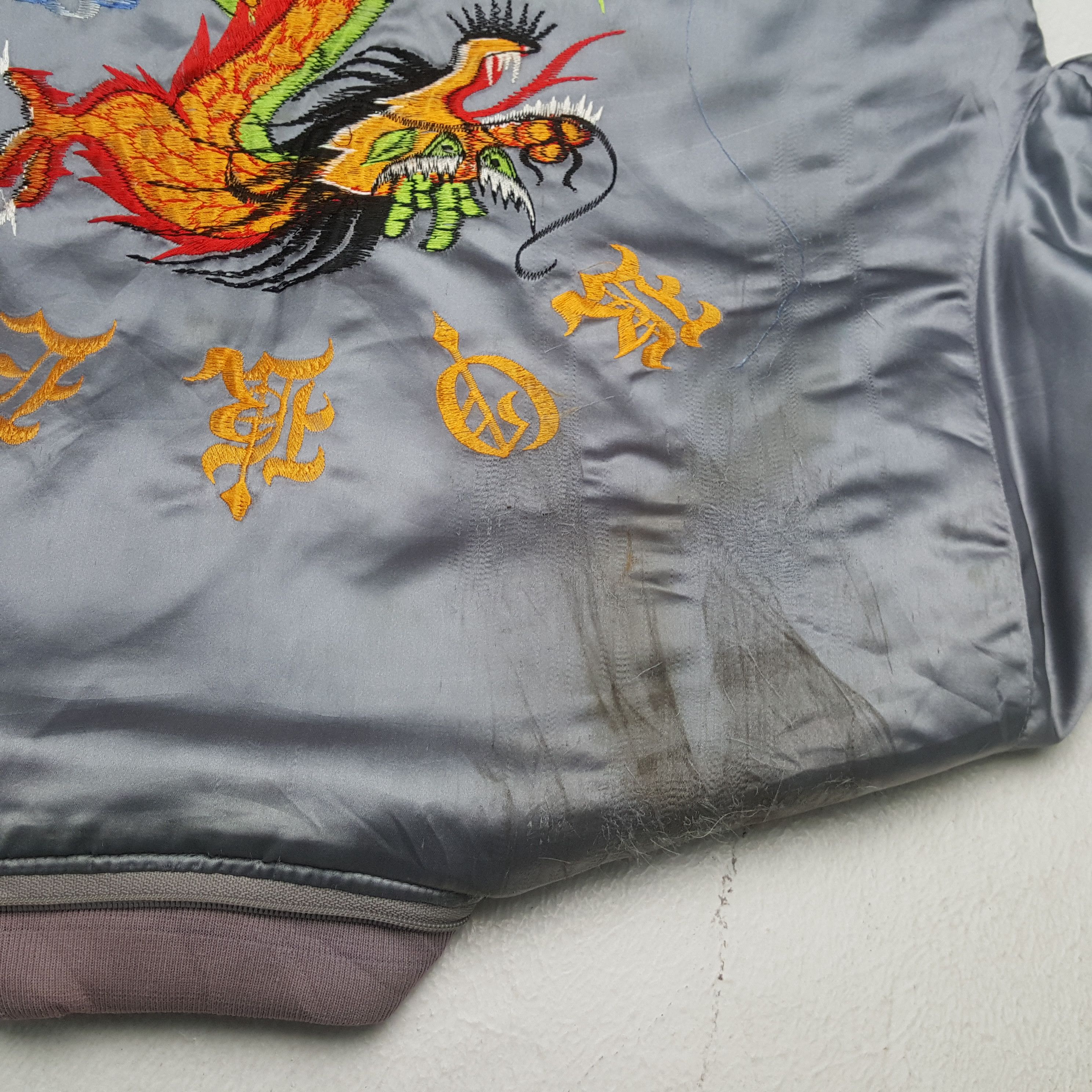 Vintage Dragon Team Spirit 89 Sukajan Jacket Japanese Style RR8 Size US L / EU 52-54 / 3 - 9 Thumbnail