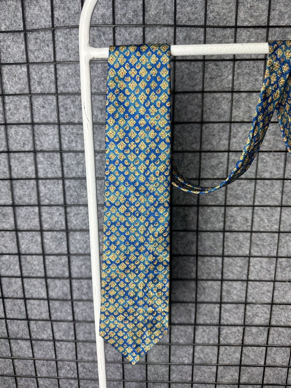 Ermenegildo Zegna Ermenegildo Zegna Vintage Floral Print Silk Tie Size OS Size ONE SIZE - 2 Thumbnail