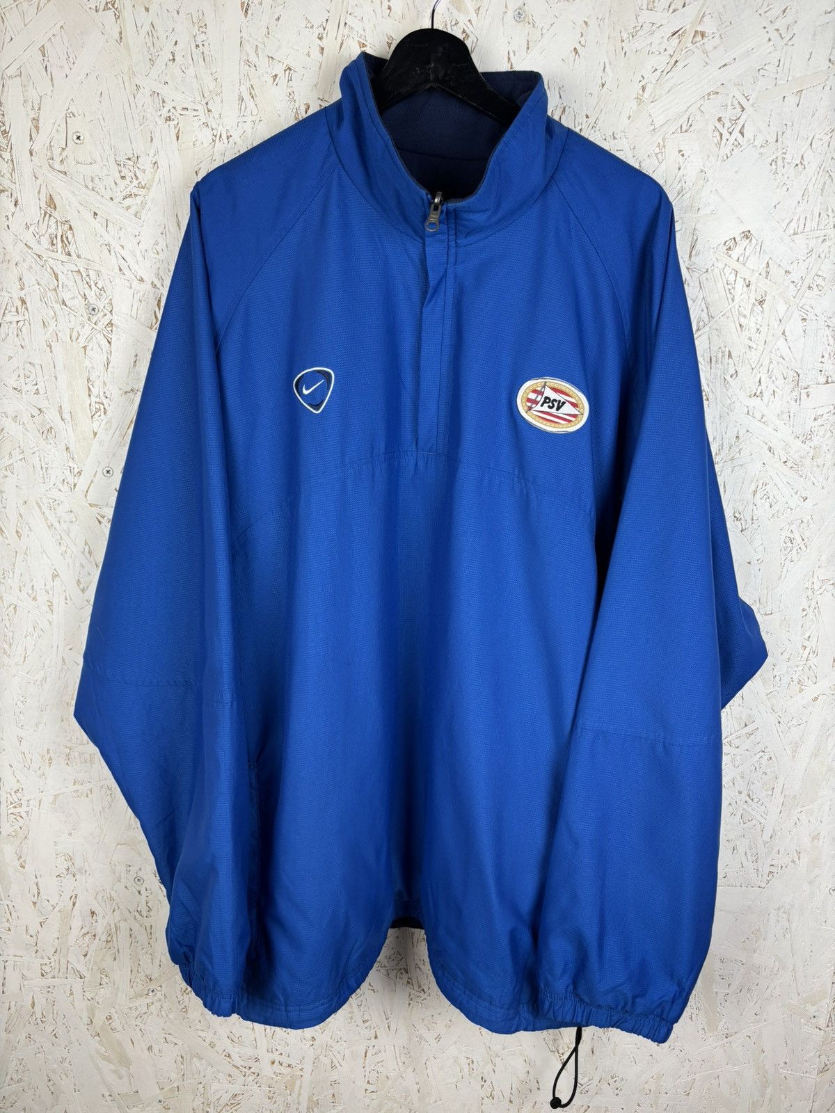 Nike 00s Nike PSV Eindhoven Philips Custom Fanwear Jacket Blue Size US XXL / EU 58 / 5 - 1 Thumbnail