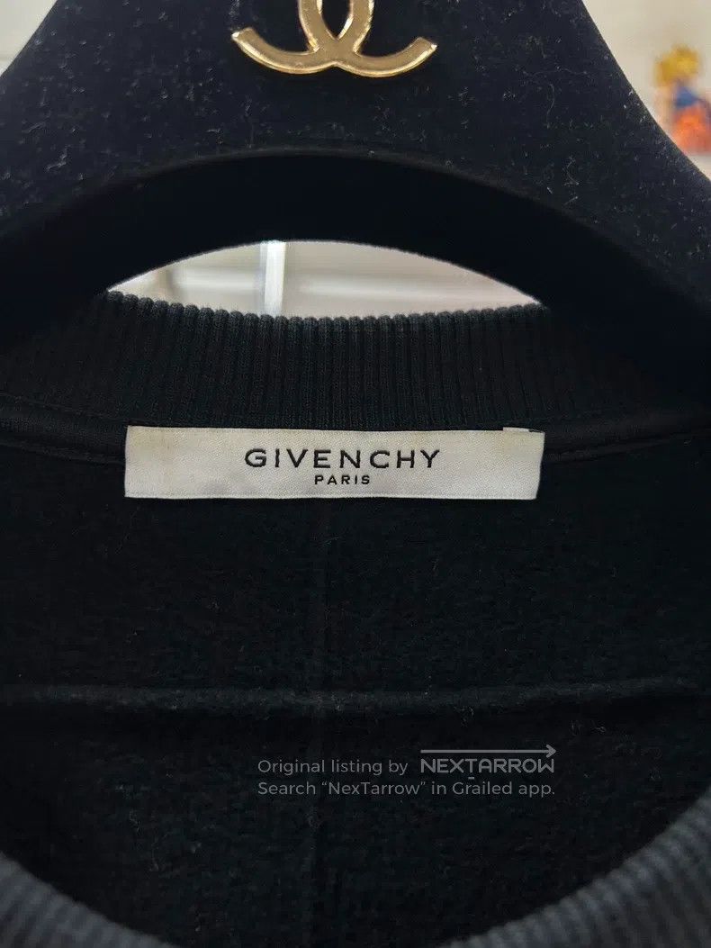 Givenchy Black Printed Stud Embroidered Hoodie